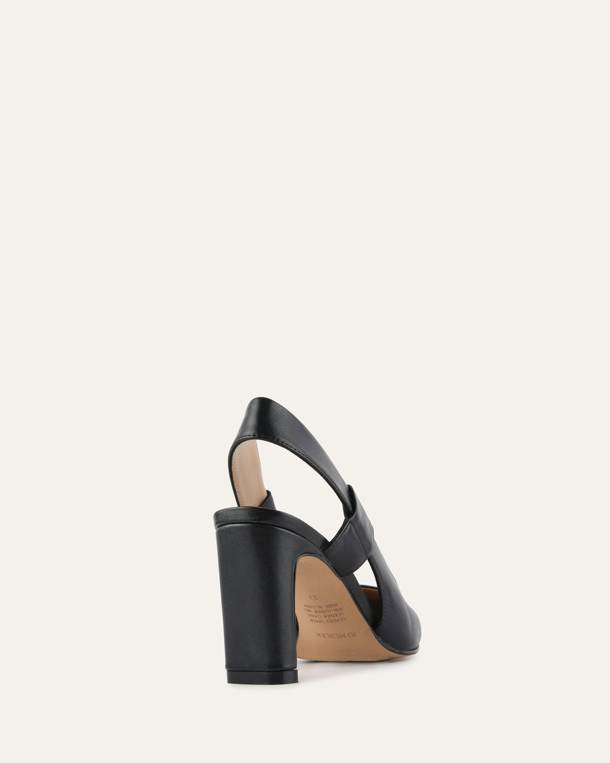 SHEPARD HIGH HEELS BLACK LEATHER