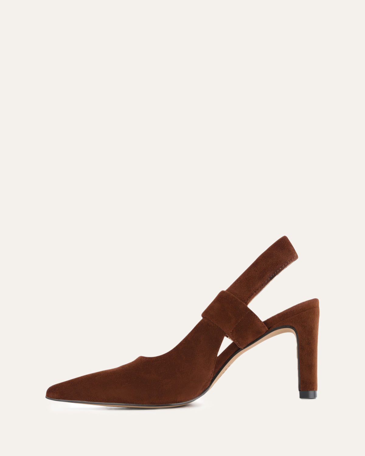 SHEPARD HIGH HEELS RUSSET SUEDE