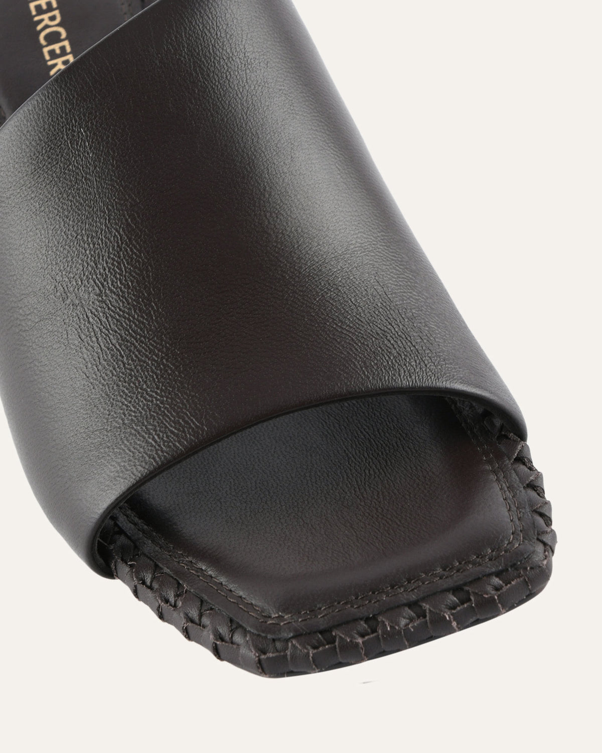 SIENNA MID HEEL SANDALS BITTER CHOC LEATHER