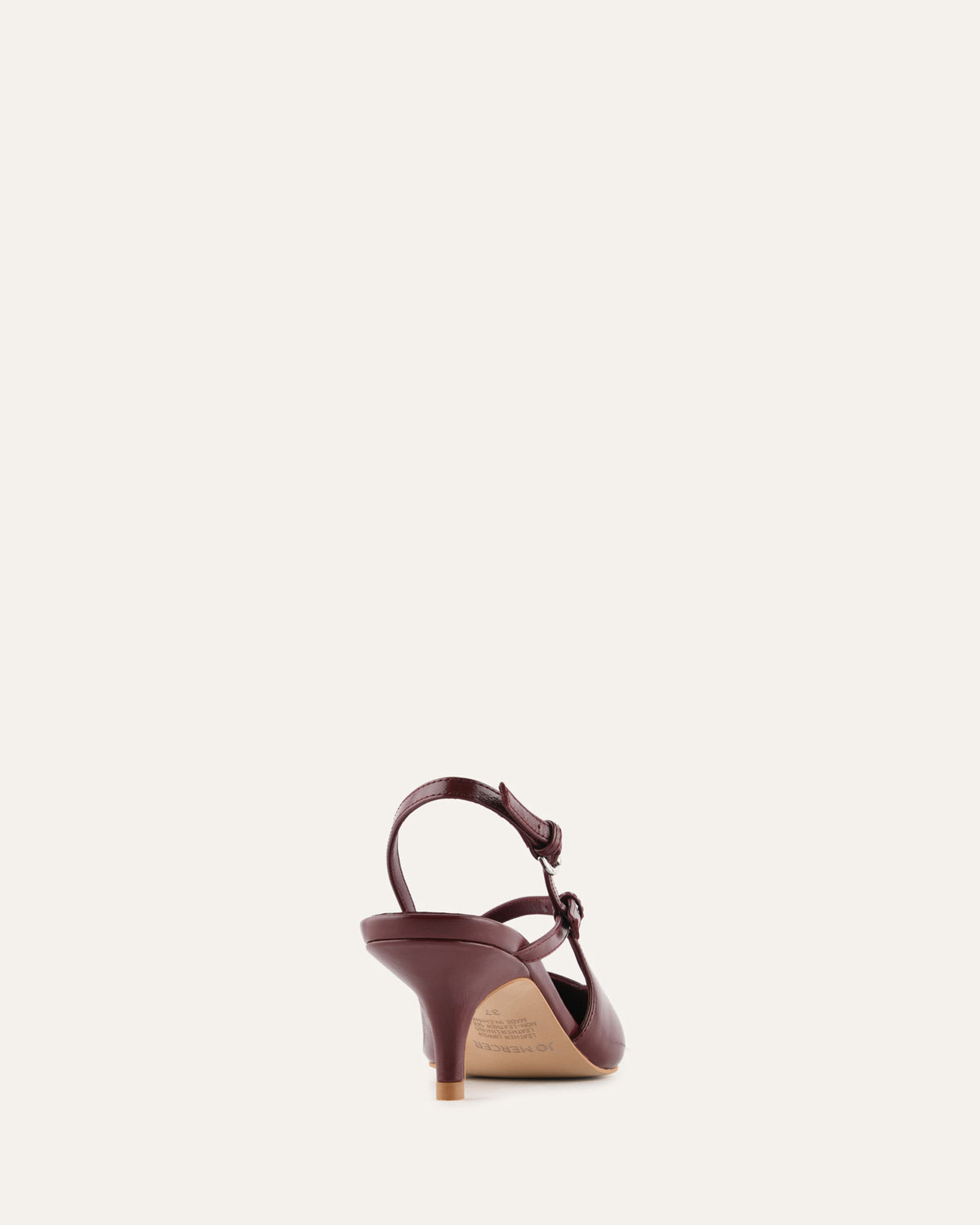 SKYE LOW HEELS MULBERRY LEATHER