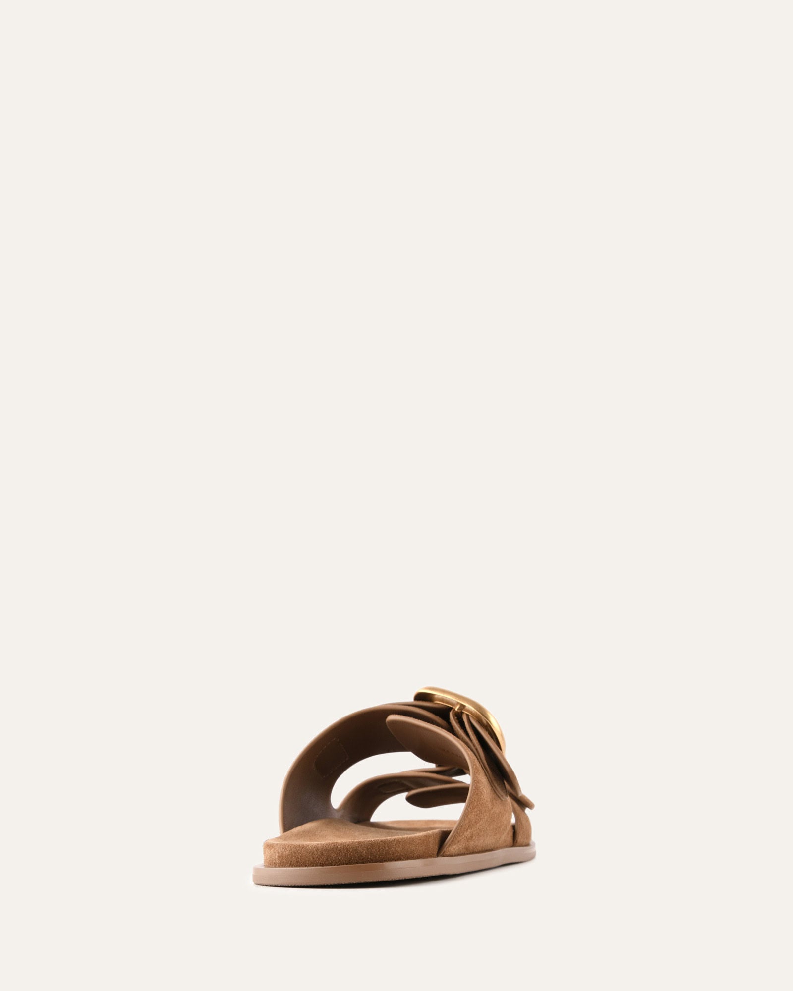 SOL FLAT SANDALS BISCUIT SUEDE image