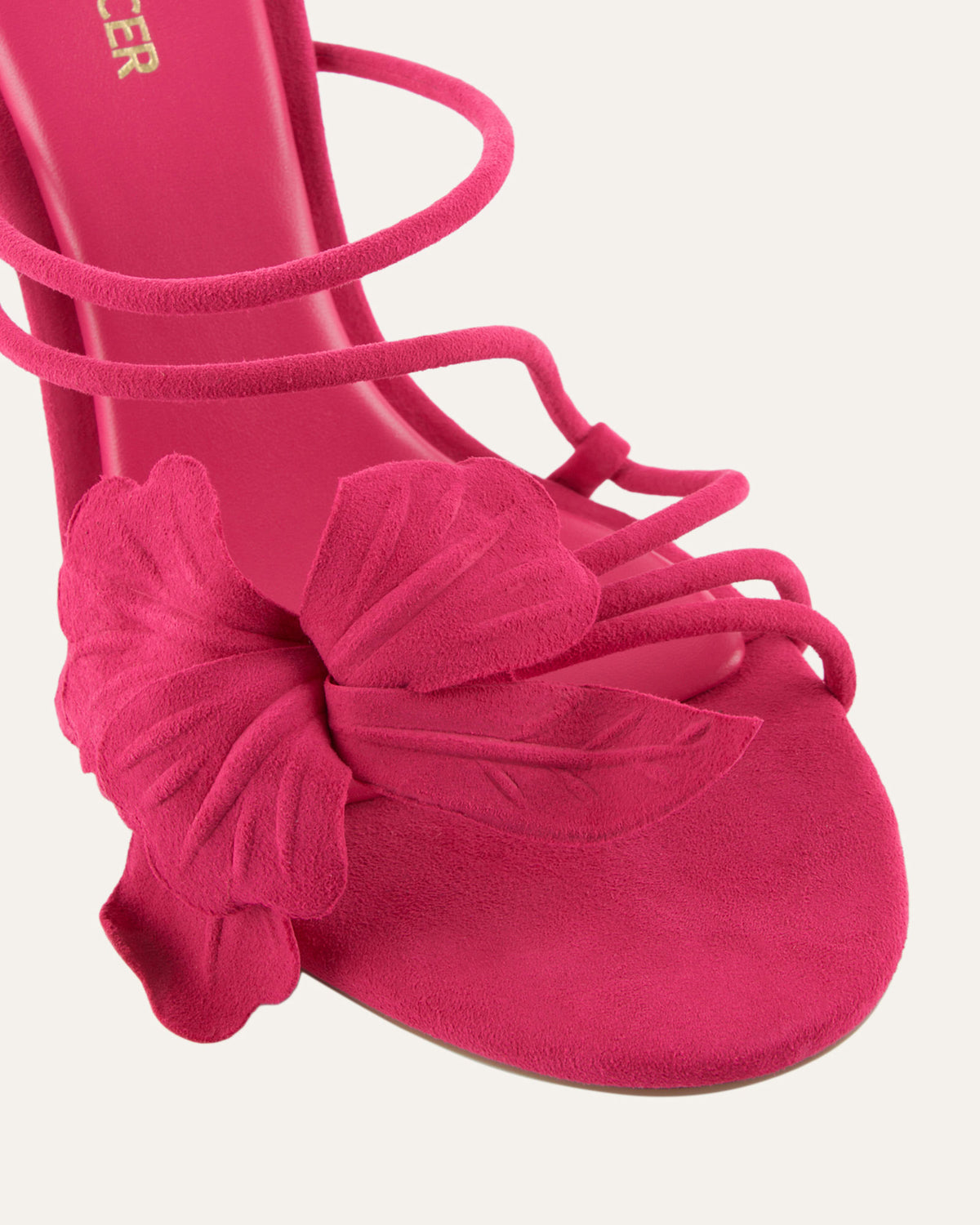 SOLAR HIGH HEEL SANDALS FUCHSIA SUEDE