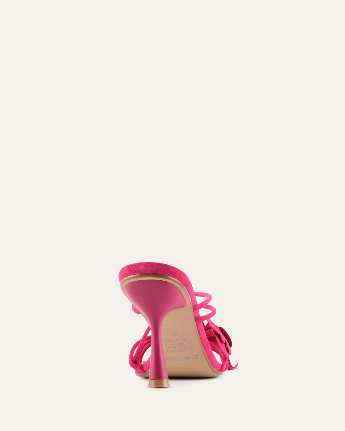 SOLAR HIGH HEEL SANDALS FUCHSIA SUEDE