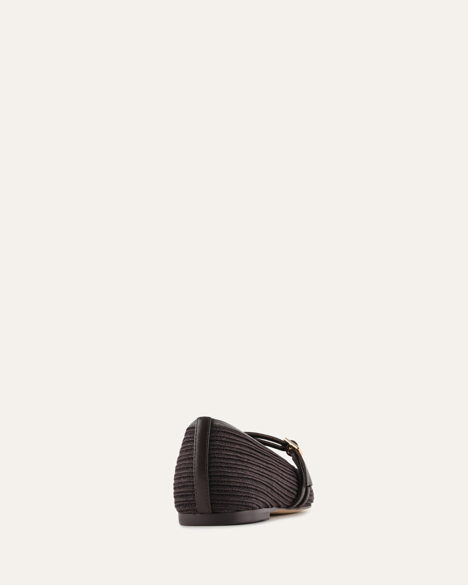 SULLIVAN BALLET FLATS BITTER CHOC RAFFIA image