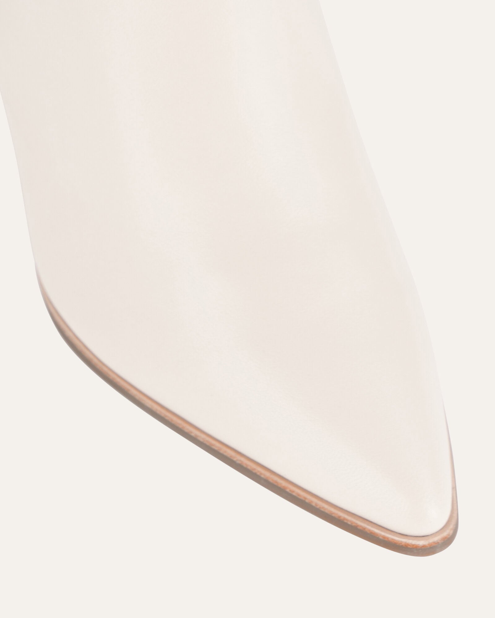 TATIANA HIGH ANKLE BOOTS OFF WHITE LEATHER image