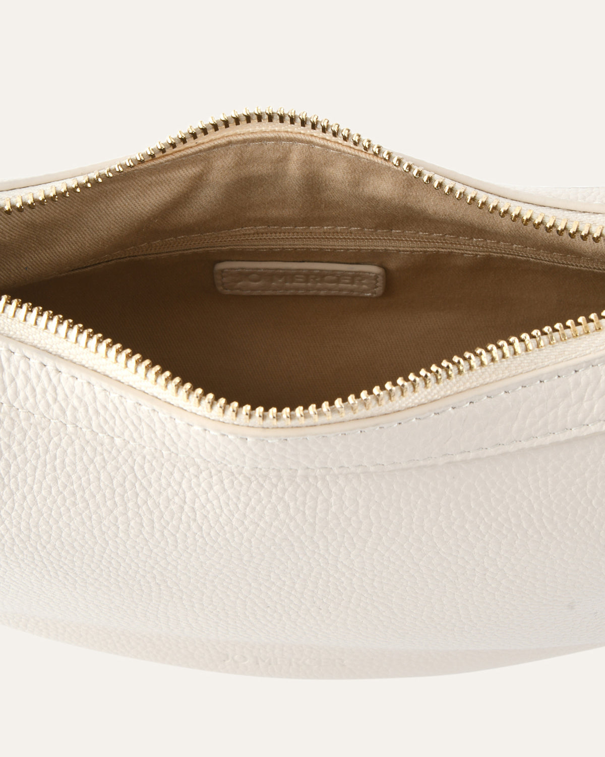 TAYA SHOULDER BAG OFF WHITE LEATHER