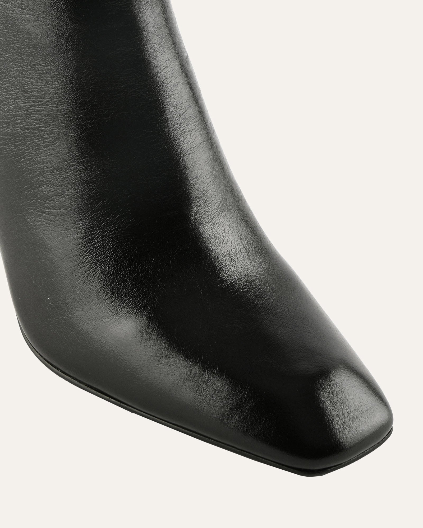 TAYLOR HIGH ANKLE BOOTS BLACK LEATHER image