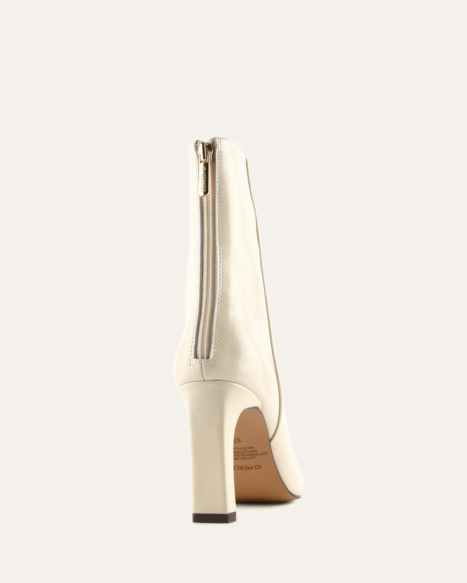 TAYLOR HIGH ANKLE BOOTS OFF WHITE LEATHER image