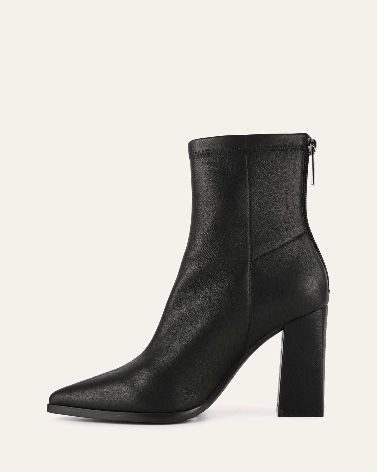 TEO HIGH ANKLE BOOTS BLACK LEATHER image