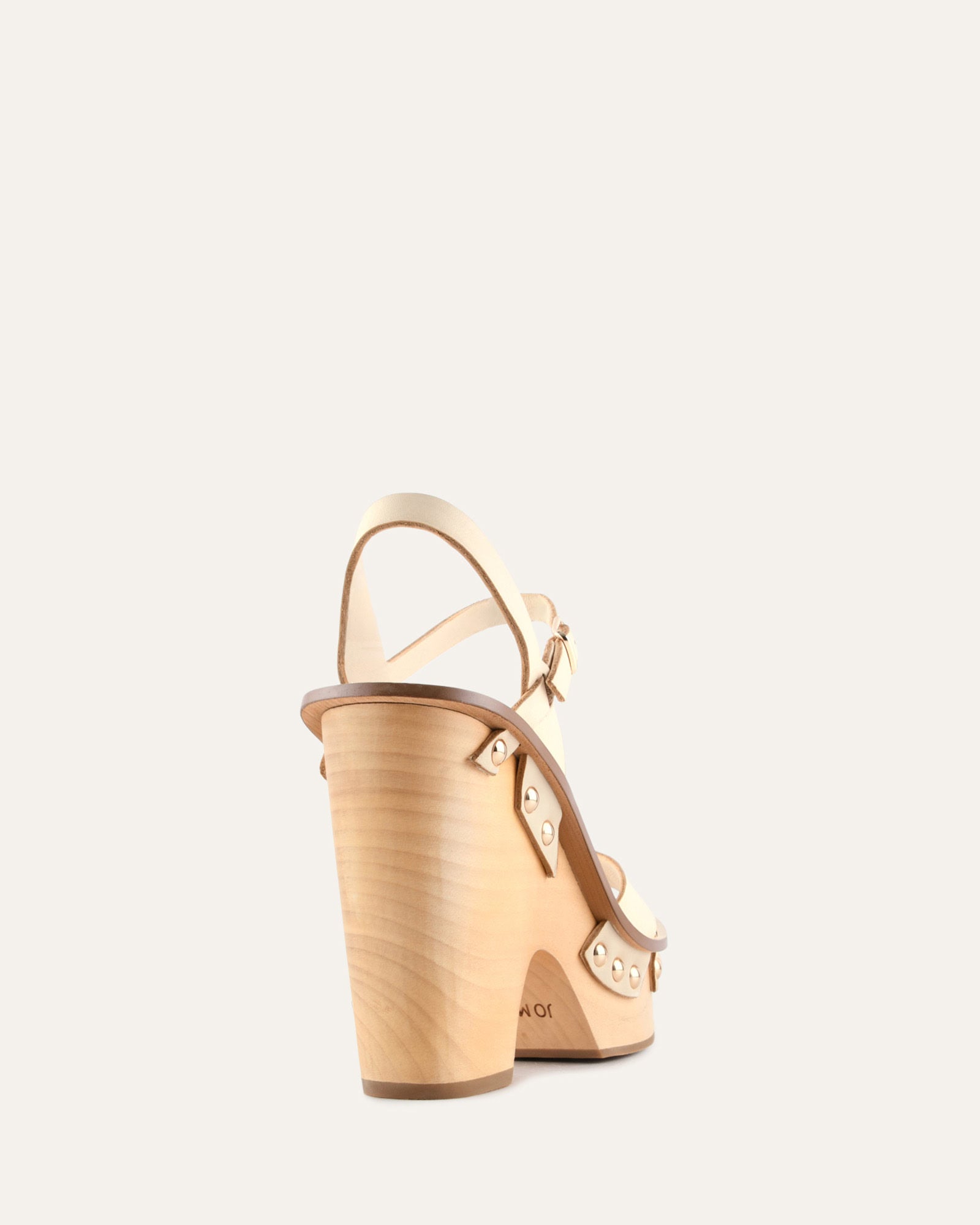 TIDE HIGH WEDGE SANDALS VANILLA LEATHER image