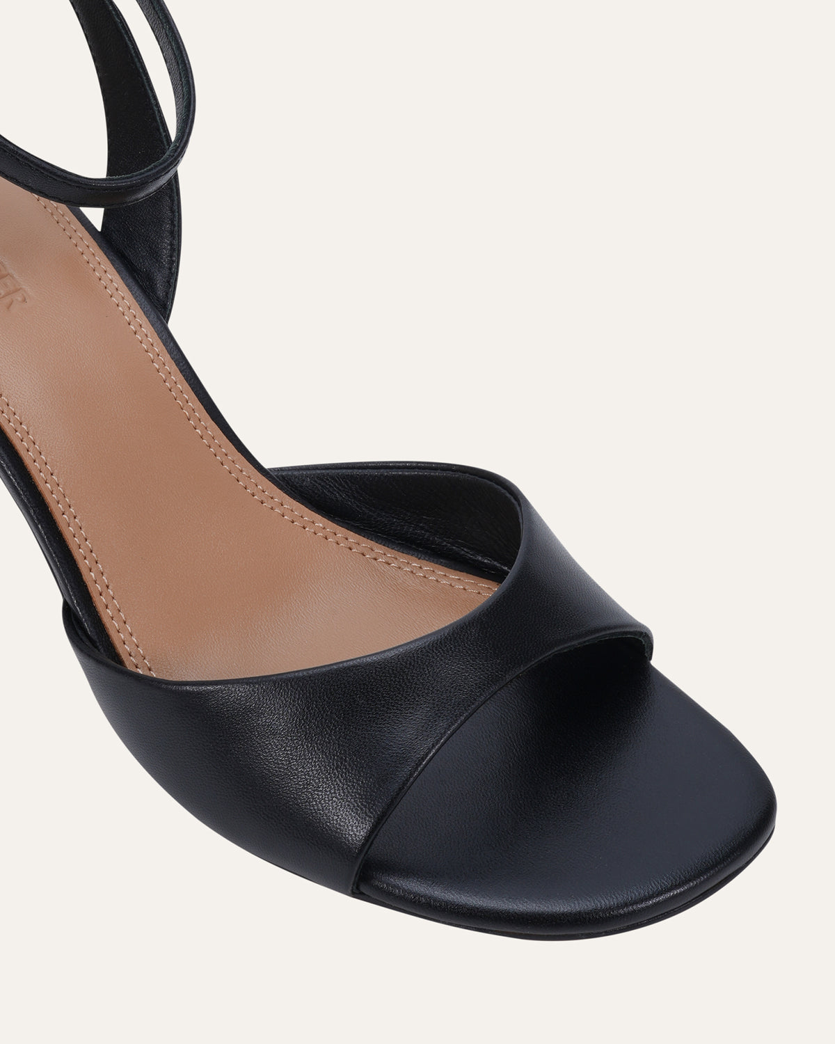 TILLY LOW SANDALS BLACK LEATHER