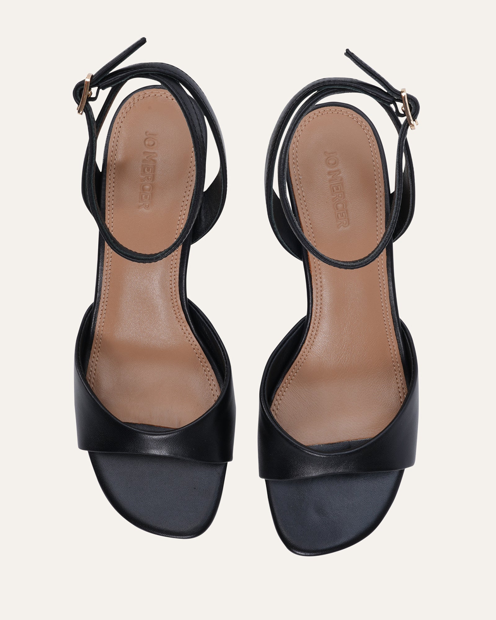 TILLY LOW SANDALS BLACK LEATHER image