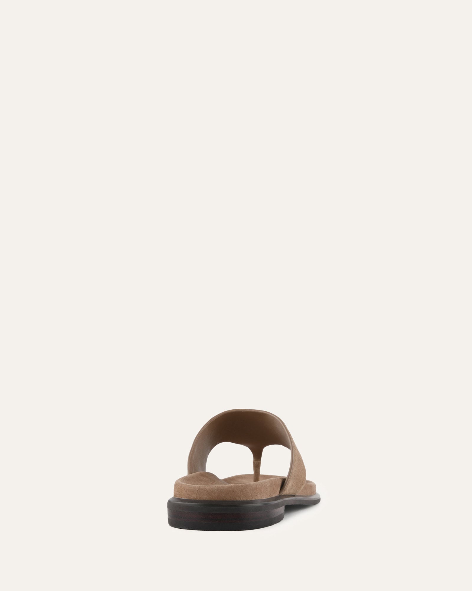 TOBY FLAT SANDALS LATTE SUEDE image