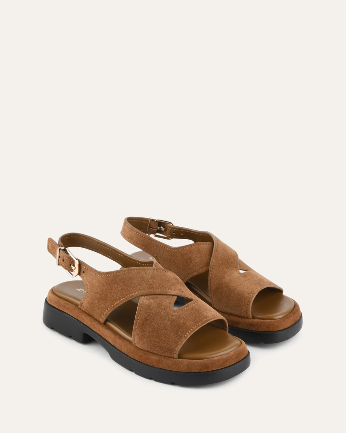 TOORAK FLAT SANDALS BISCUIT SUEDE