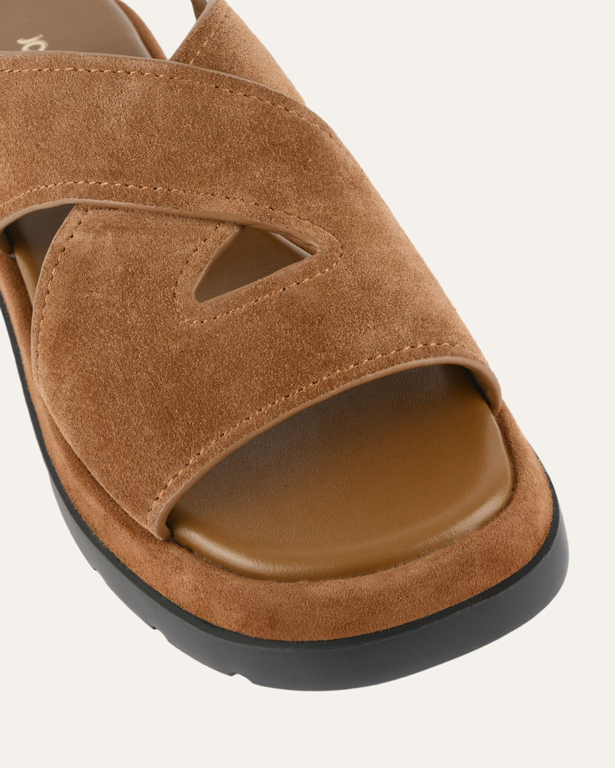 TOORAK FLAT SANDALS BISCUIT SUEDE
