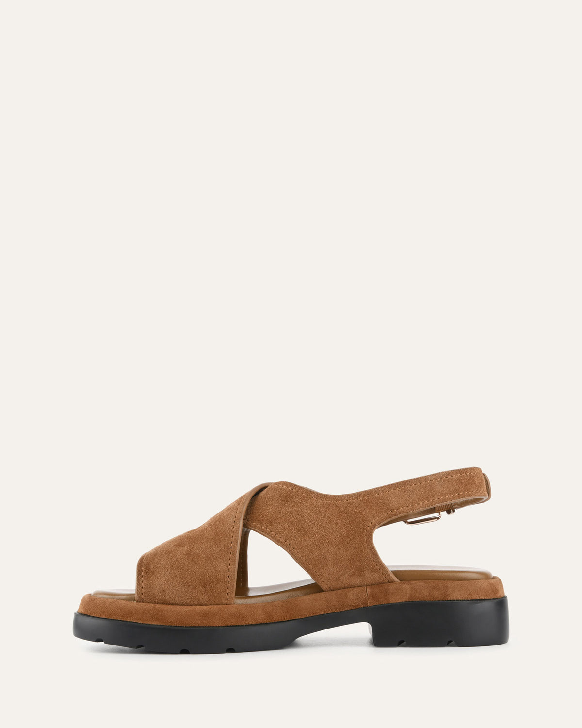 TOORAK FLAT SANDALS BISCUIT SUEDE