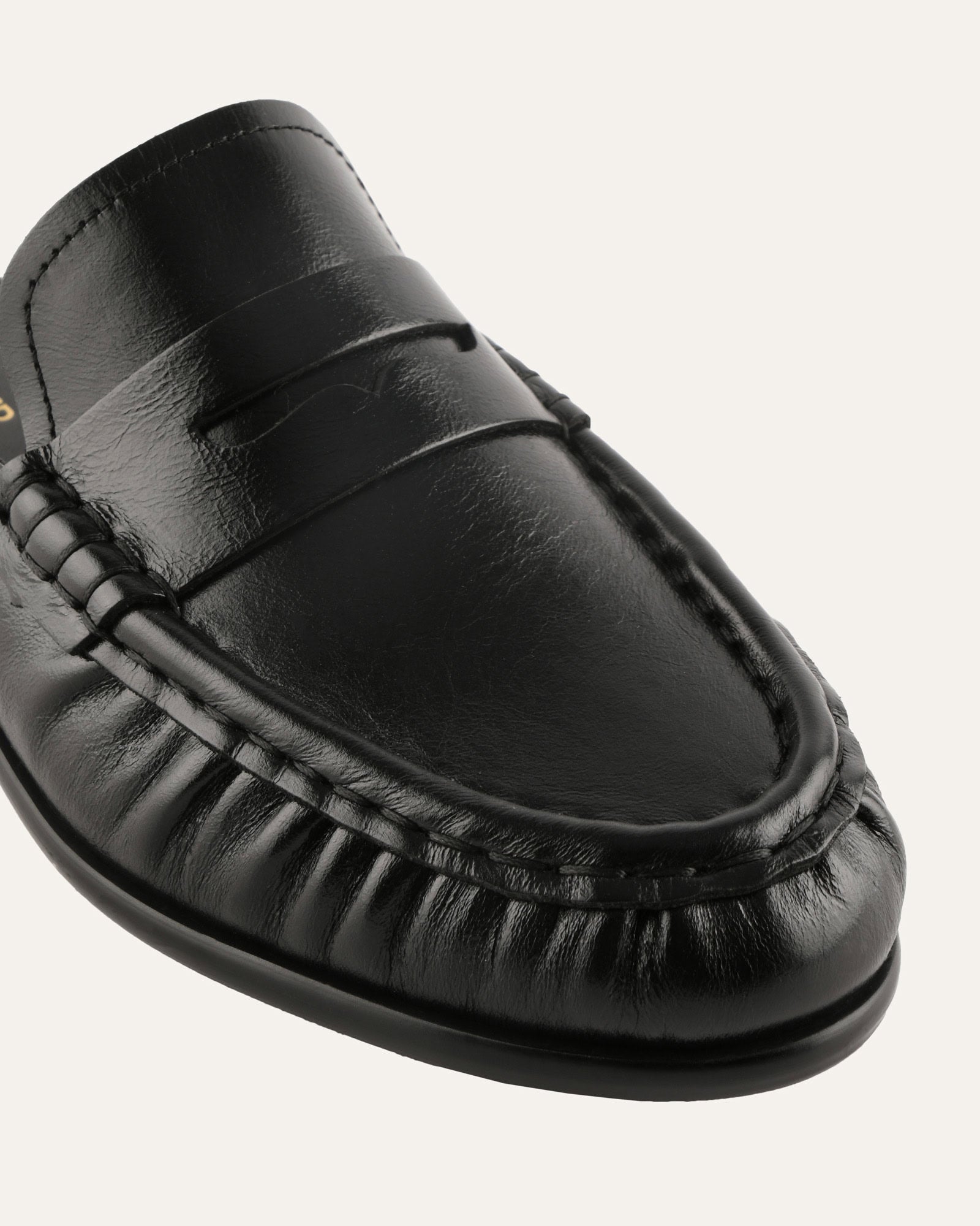 TOPAZ LOAFER BLACK LEATHER image
