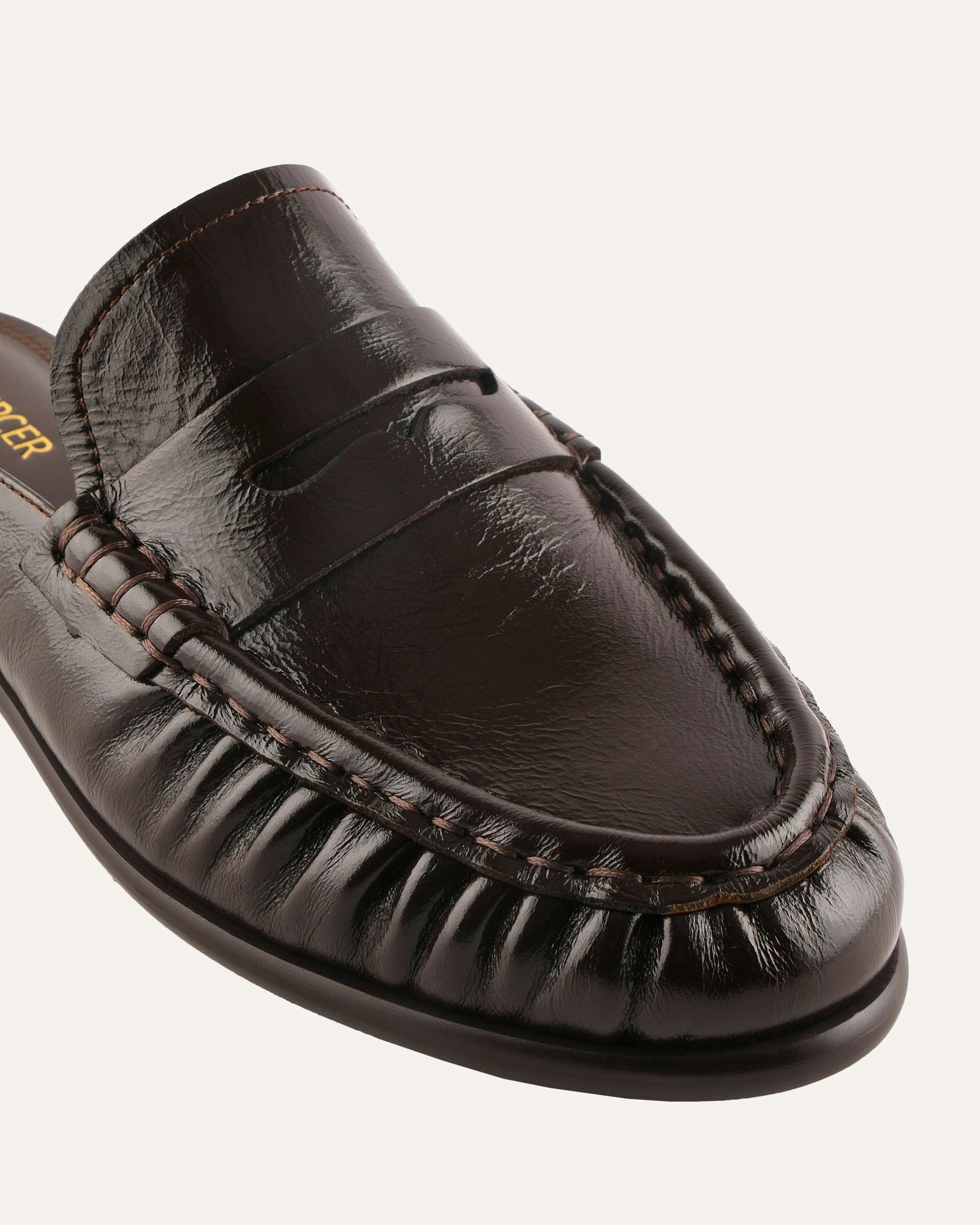 TOPAZ LOAFER BITTER CHOC LEATHER image