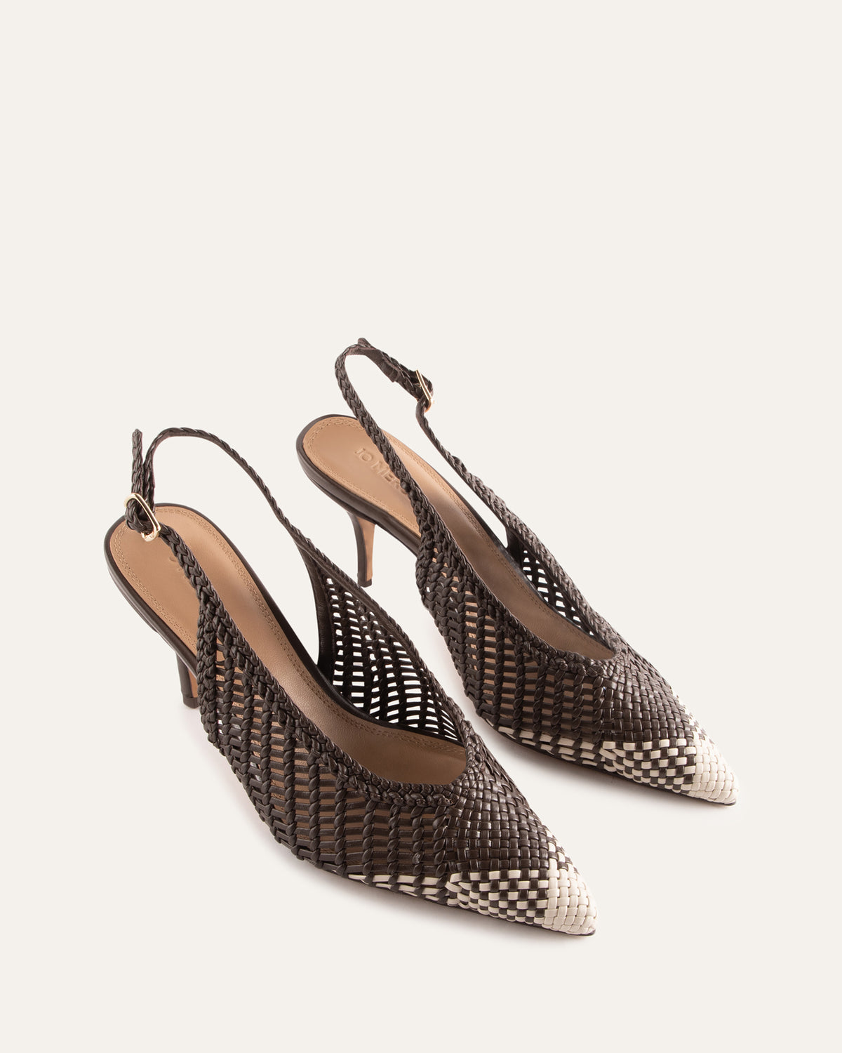TULLEY HIGH HEELS CHOCOLATE MULTI
