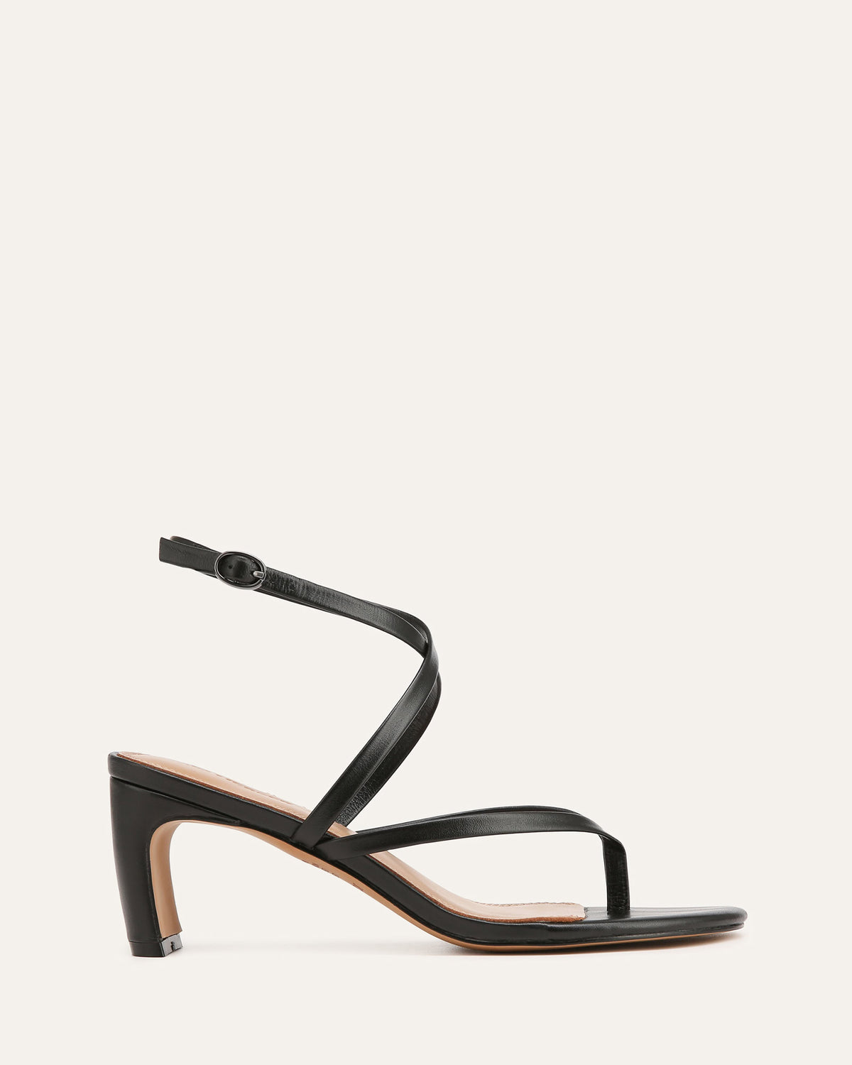 TULUM MID SANDALS BLACK LEATHER