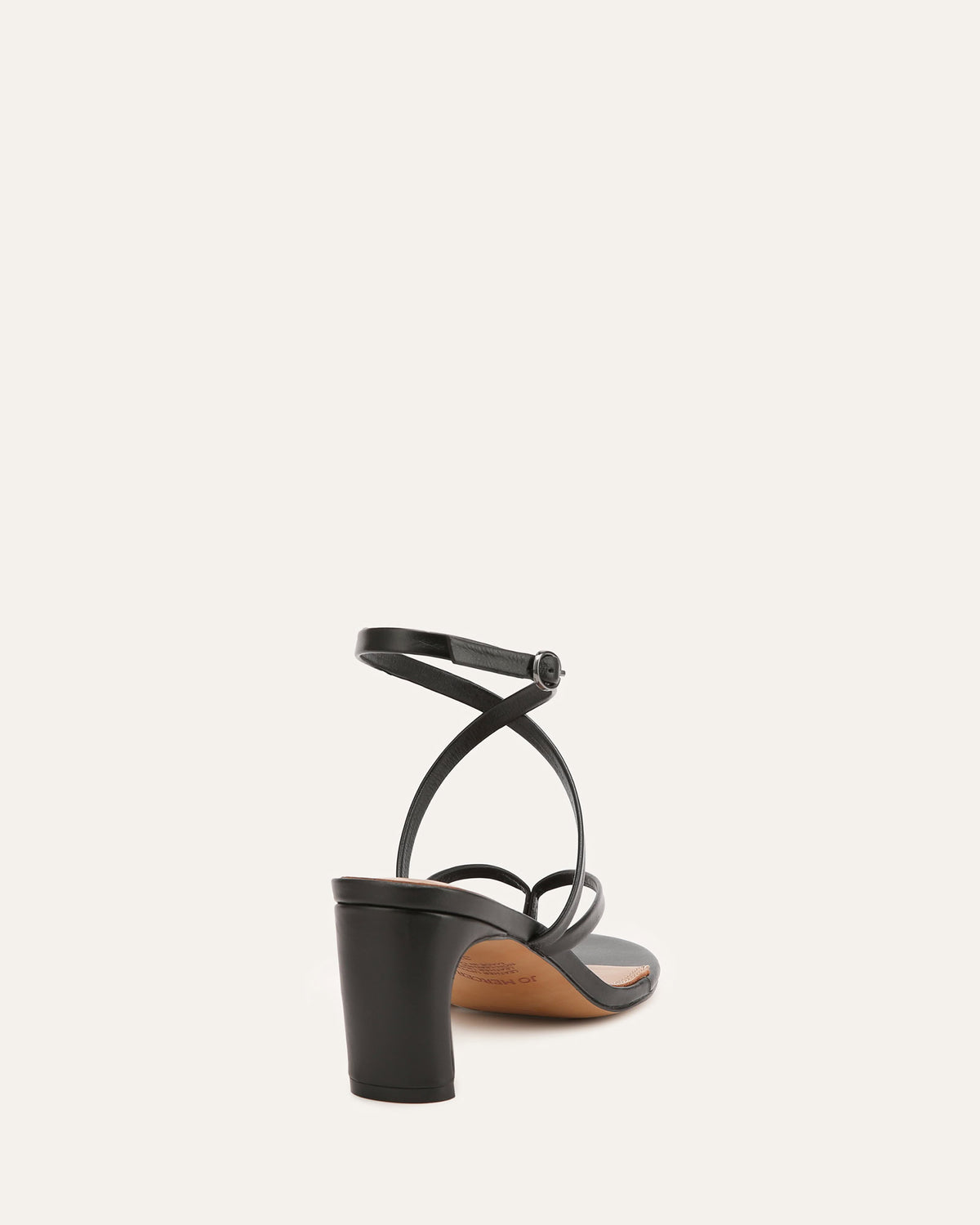 TULUM MID SANDALS BLACK LEATHER