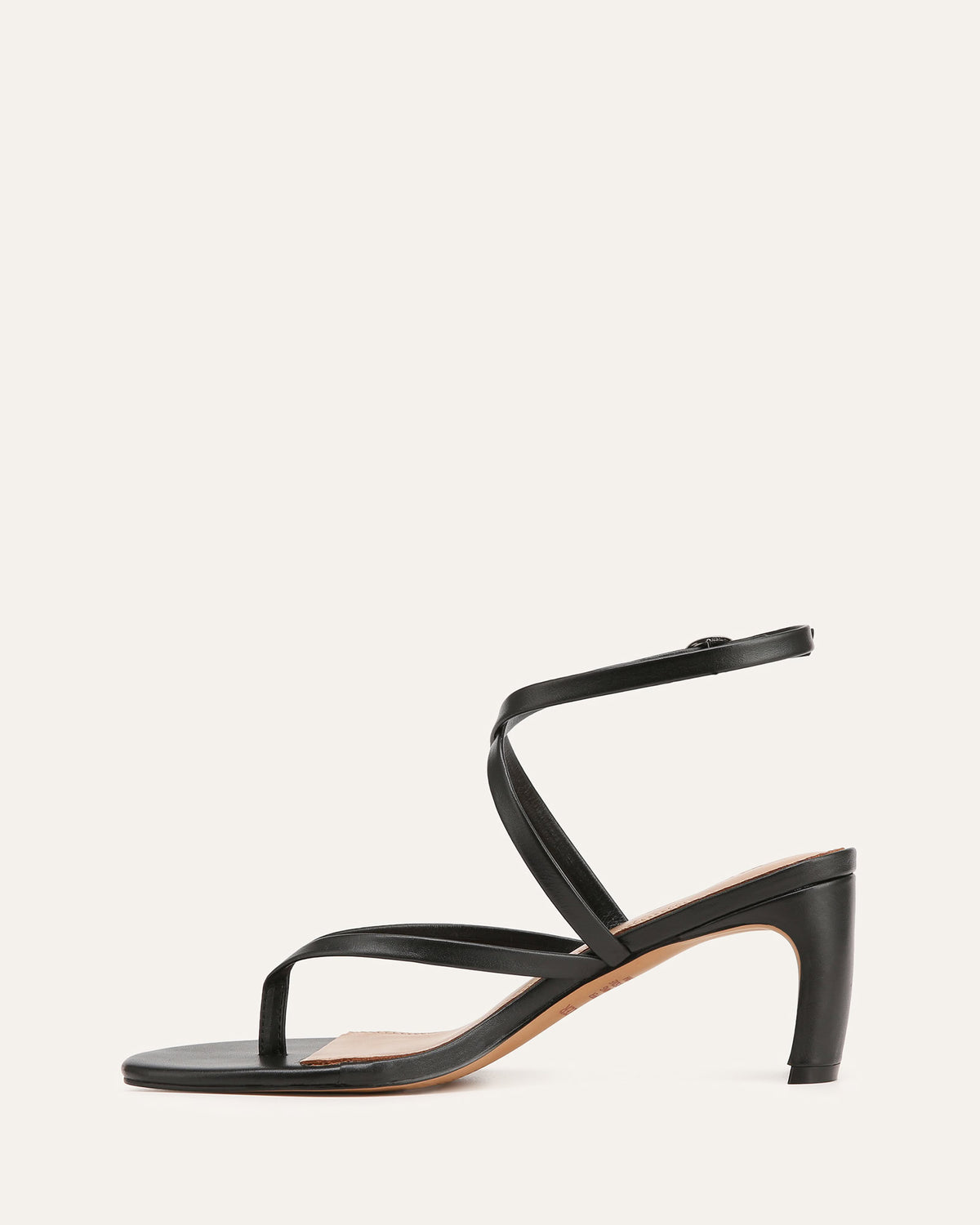 TULUM MID SANDALS BLACK LEATHER