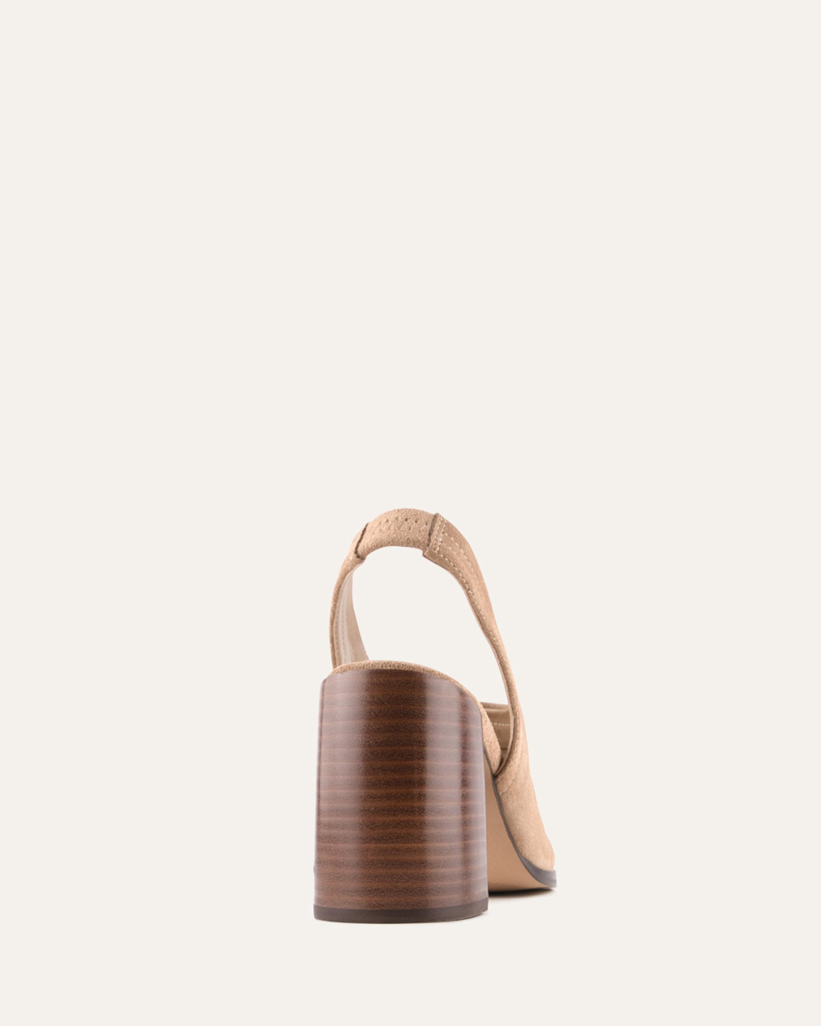 VALARIE HIGH HEEL SANDALS LATTE SUEDE image