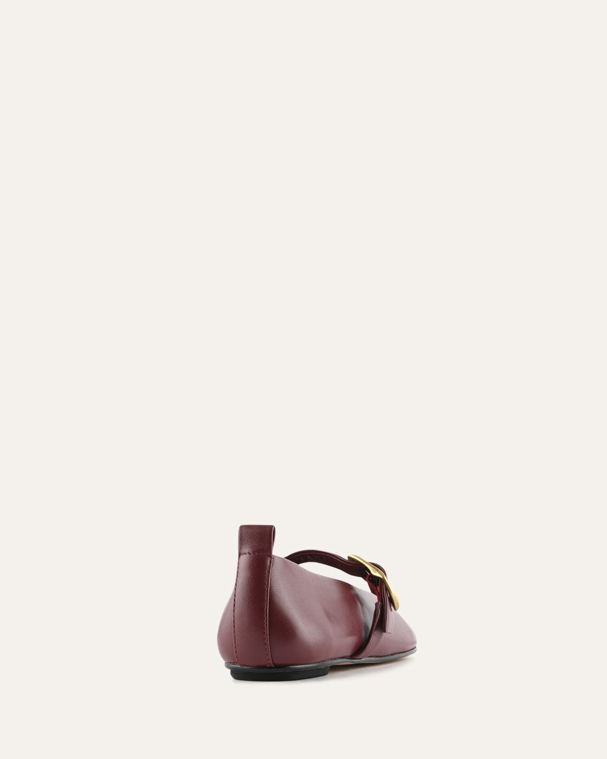 VALLEY BALLET FLATS MULBERRY LEATHER