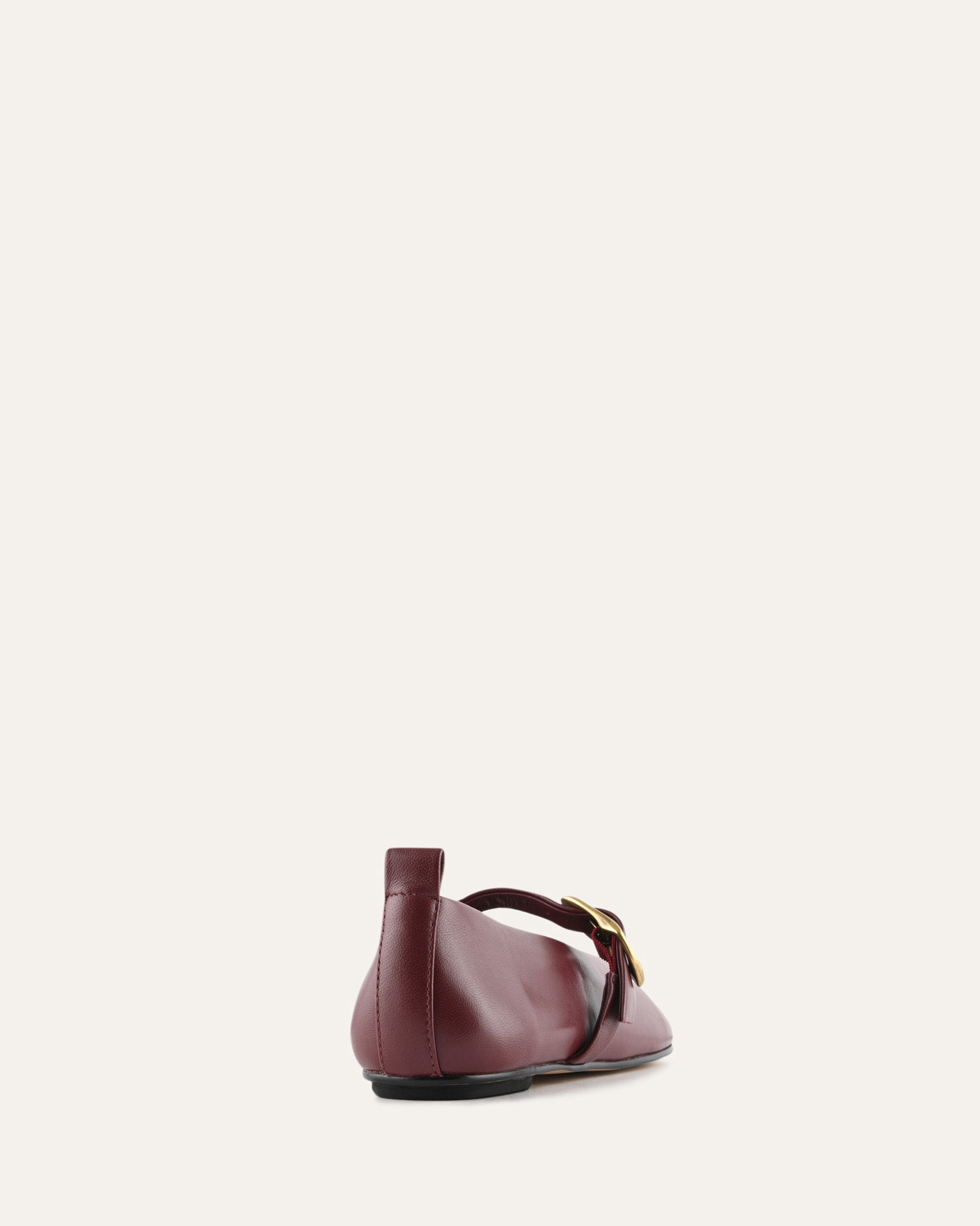 VALLEY BALLET FLATS MULBERRY LEATHER image