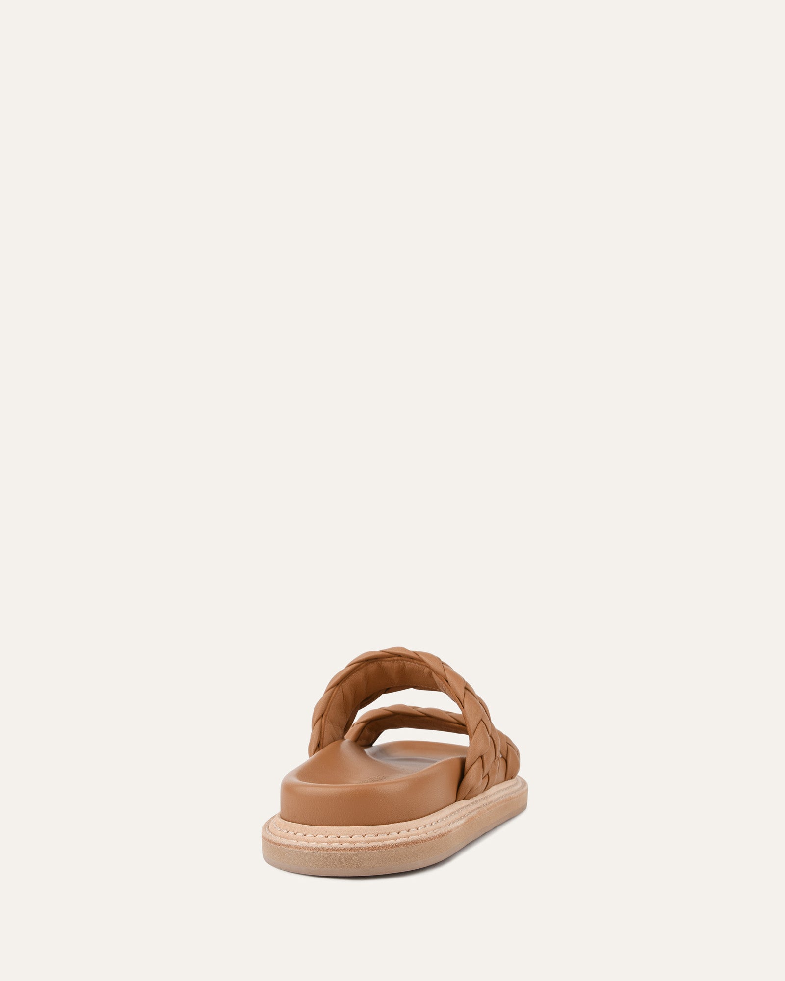 VEGA FLAT SANDALS TOFFEE LEATHER image