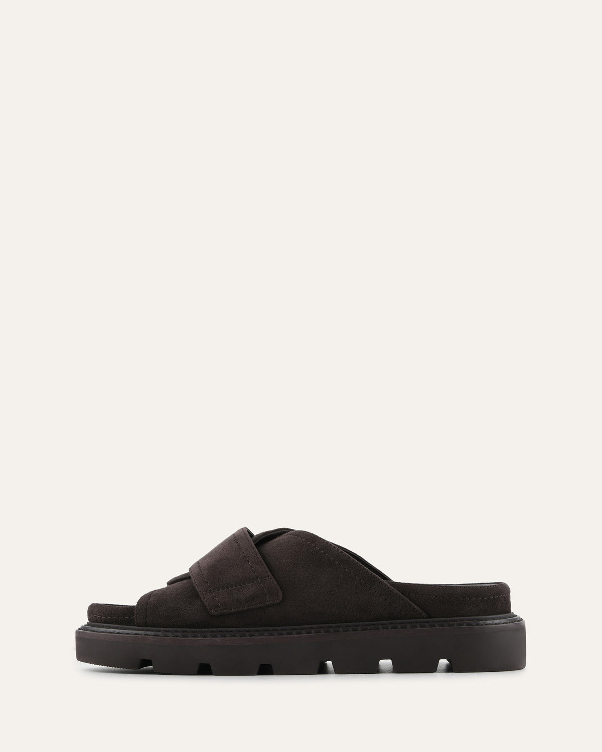 VERVE FLAT SANDALS BITTER CHOC SUEDE