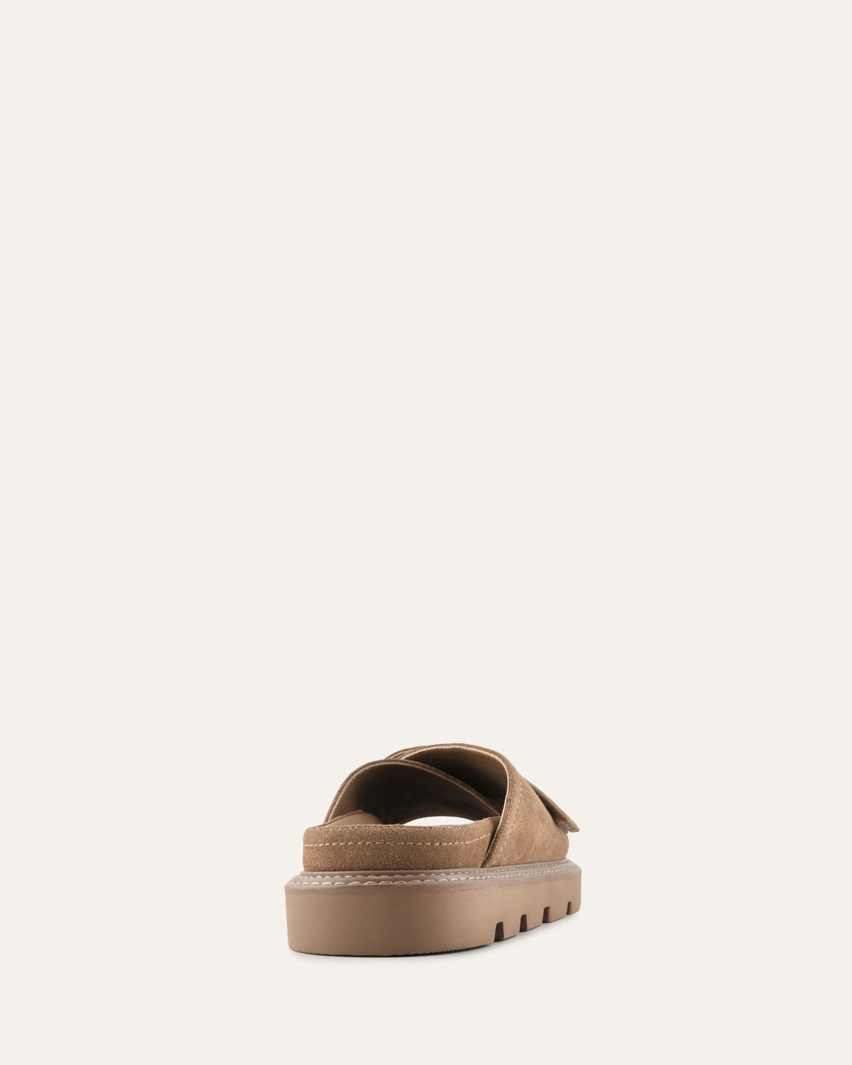 VERVE FLAT SANDALS LATTE SUEDE
