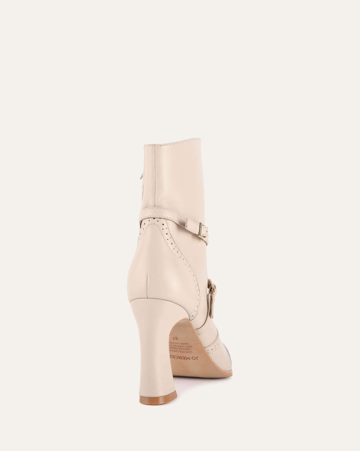 VIENNA HIGH ANKLE BOOTS SAND LEATHER