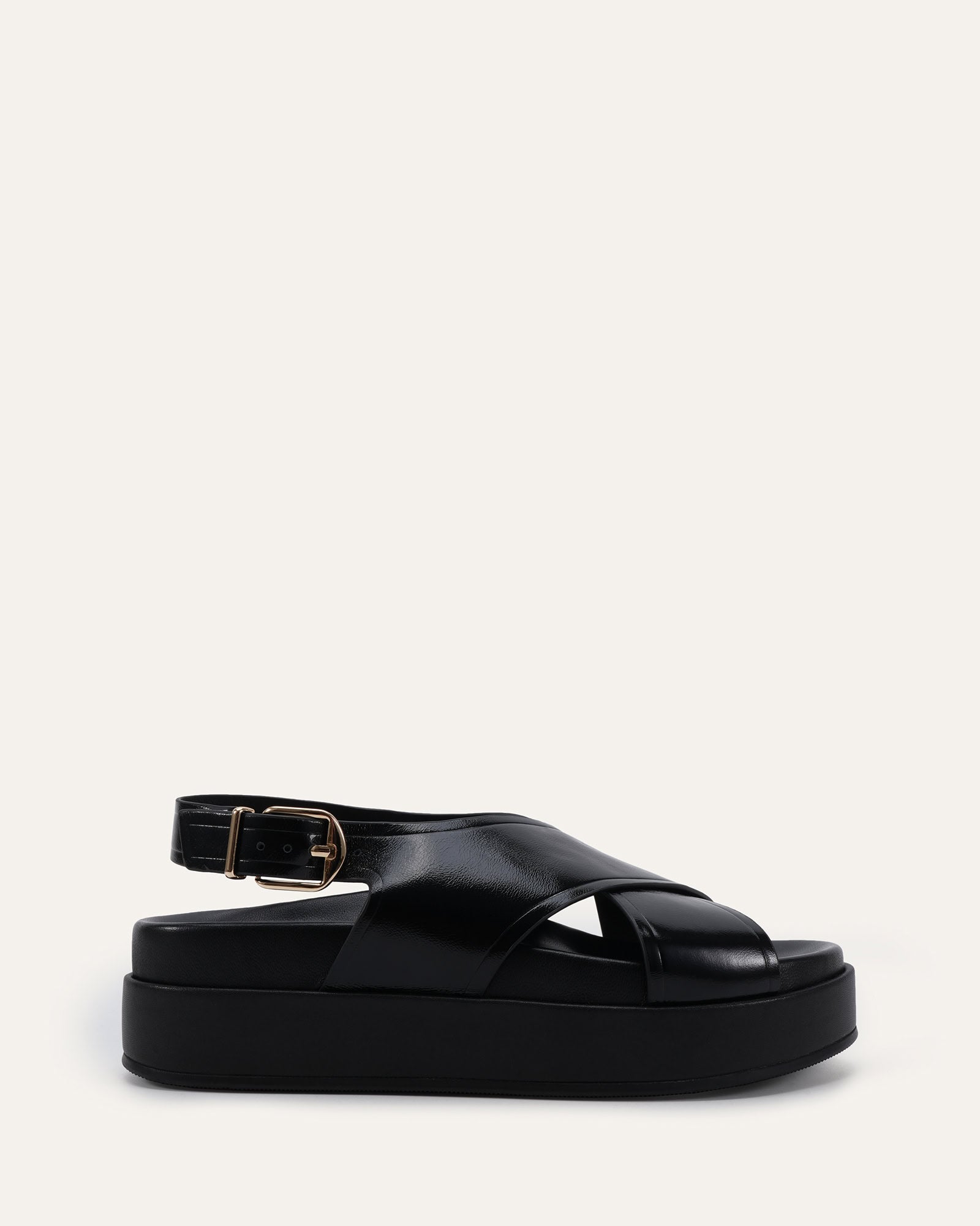 Pair of black sandals