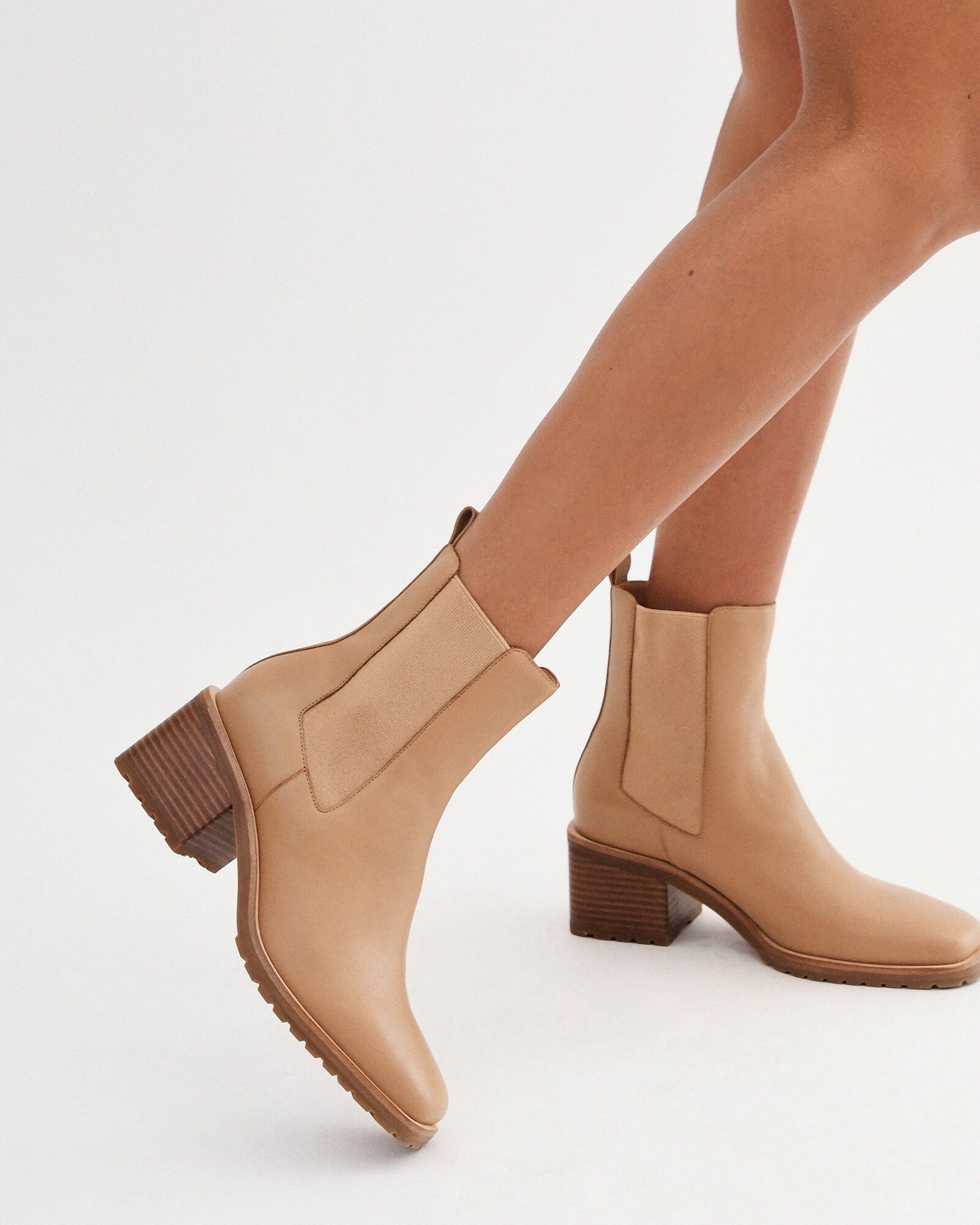 Buy Chatton Tan Patent Stiletto High Heeled Calf Boots | Boots | Rag & Co  United States