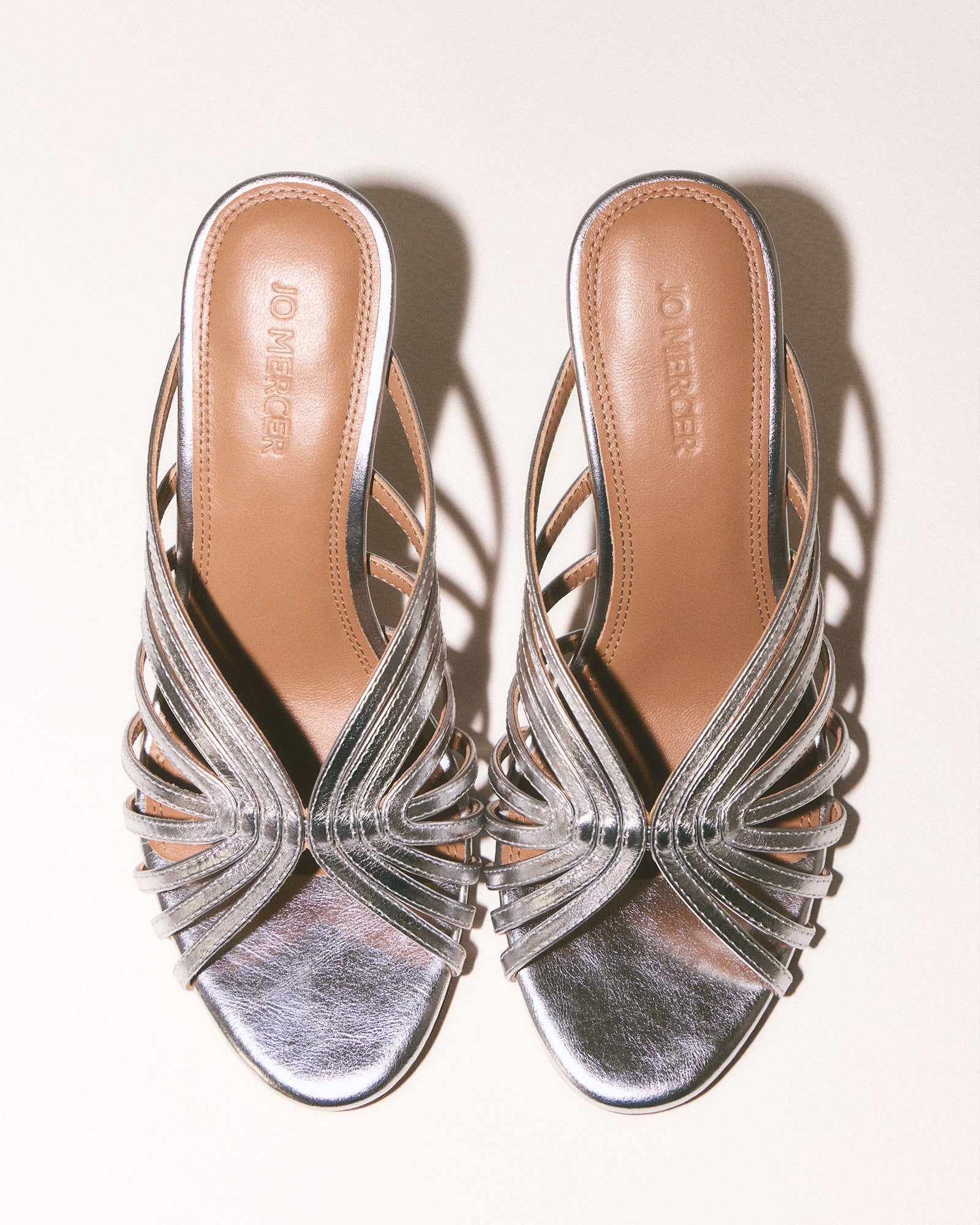 ALEX MID SANDALS SILVER METALLIC image