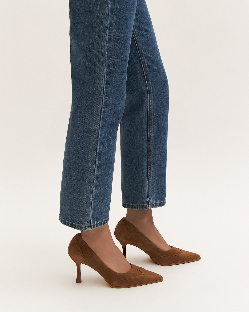 ALICE HIGH HEELS BISCUIT SUEDE image