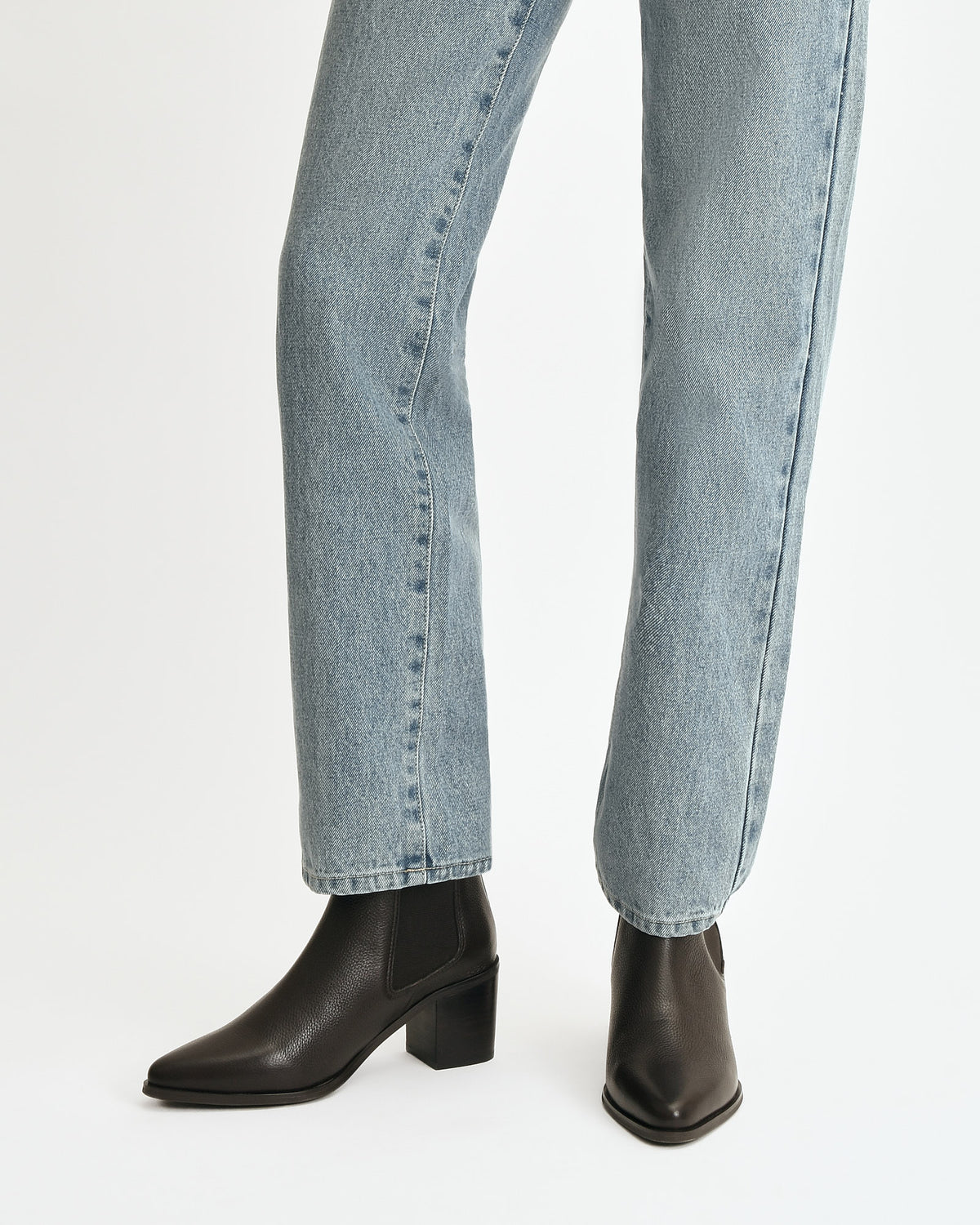 ALLURE MID ANKLE BOOTS BITTER CHOC LEATHER