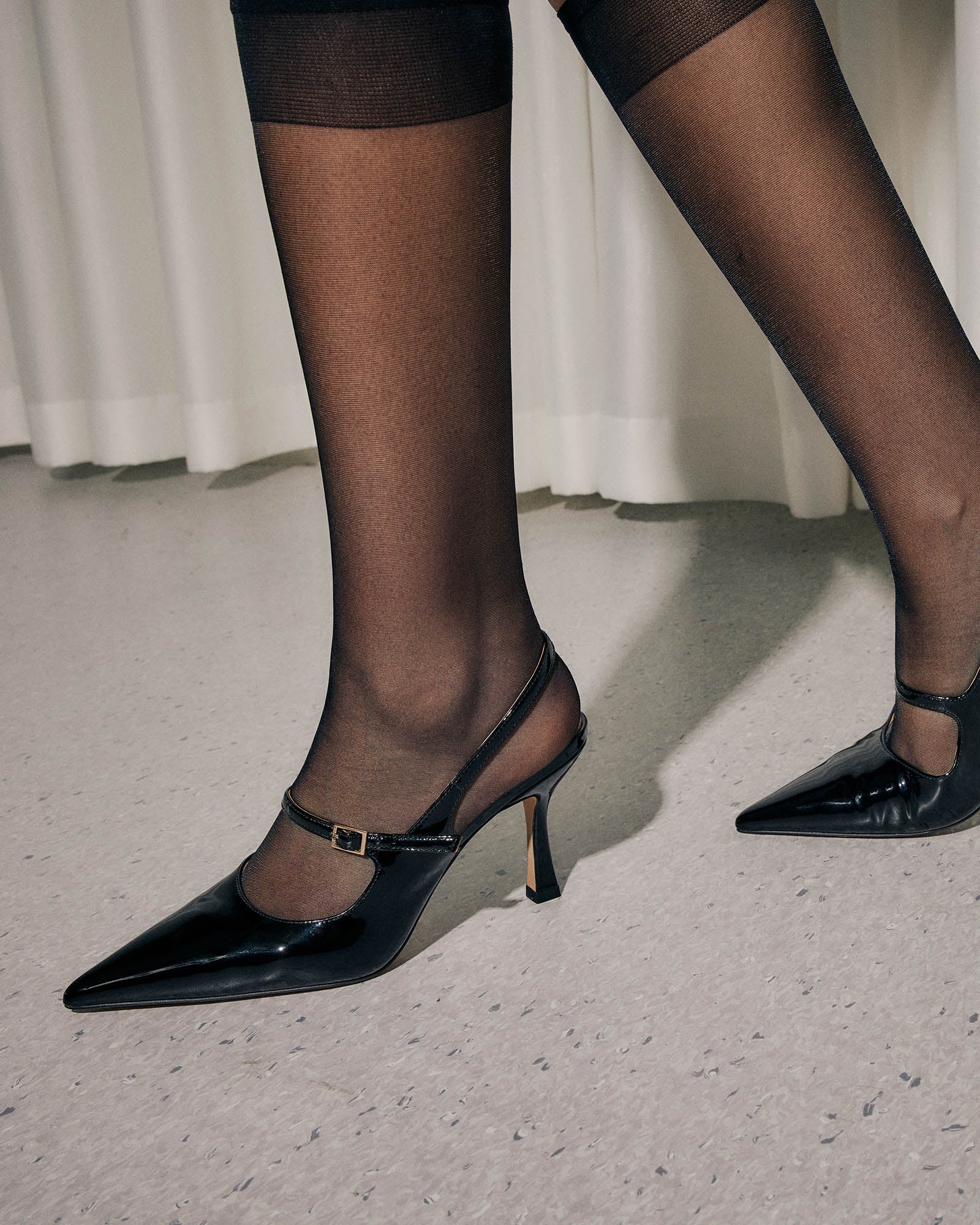 ARCHER HIGH HEELS BLACK PATENT image