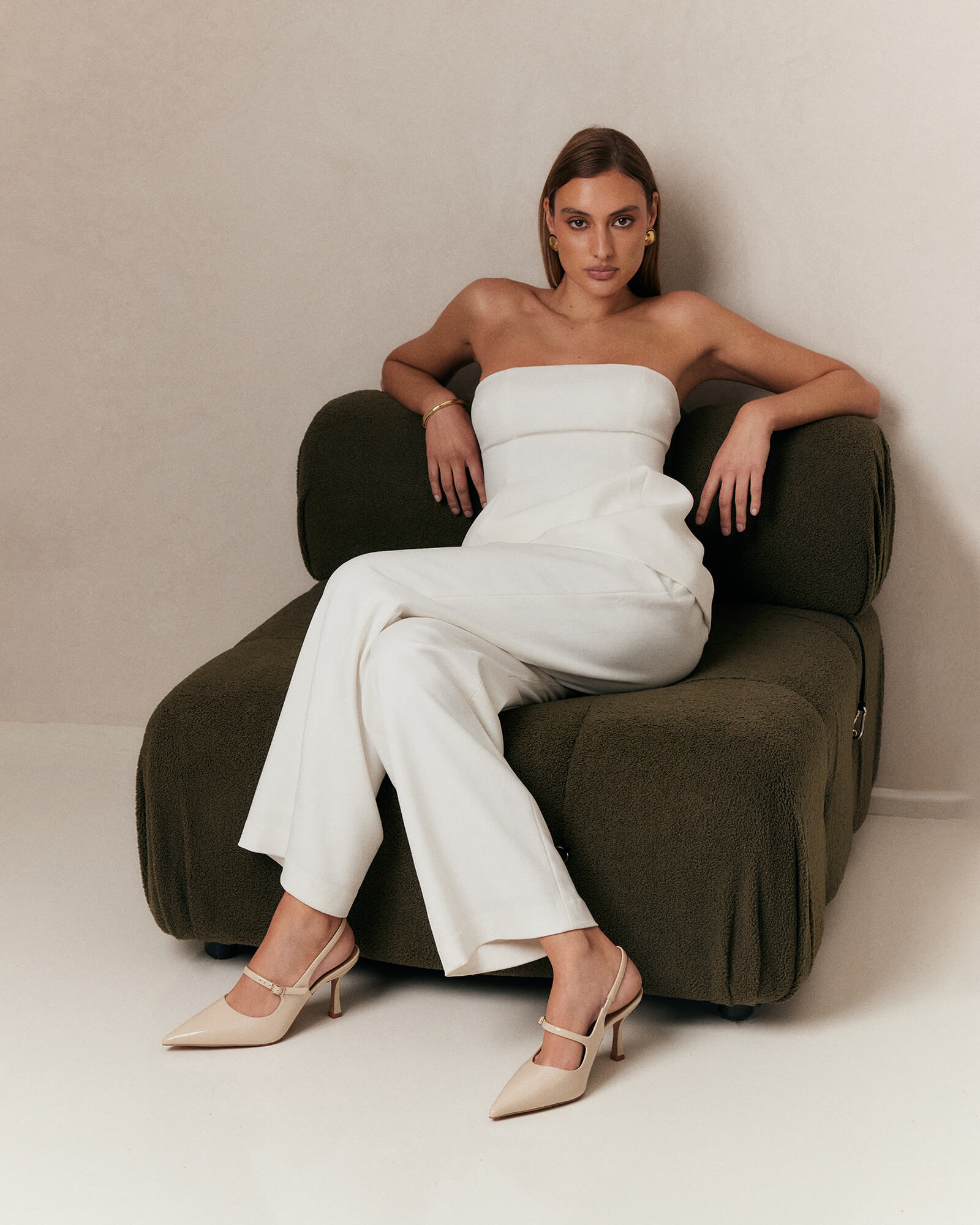 ARCHER HIGH HEELS SAND PATENT image