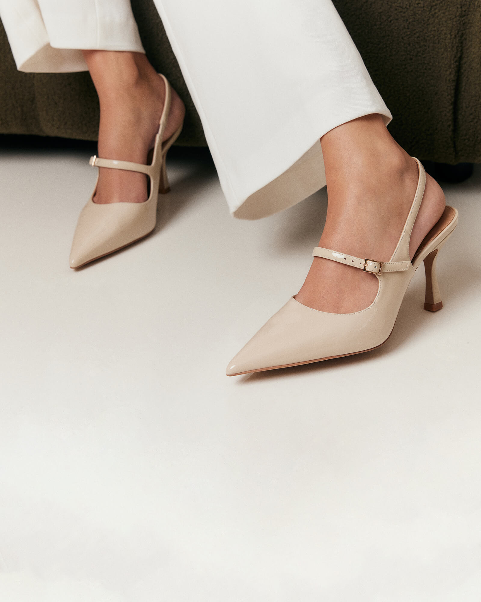 ARCHER HIGH HEELS SAND PATENT image