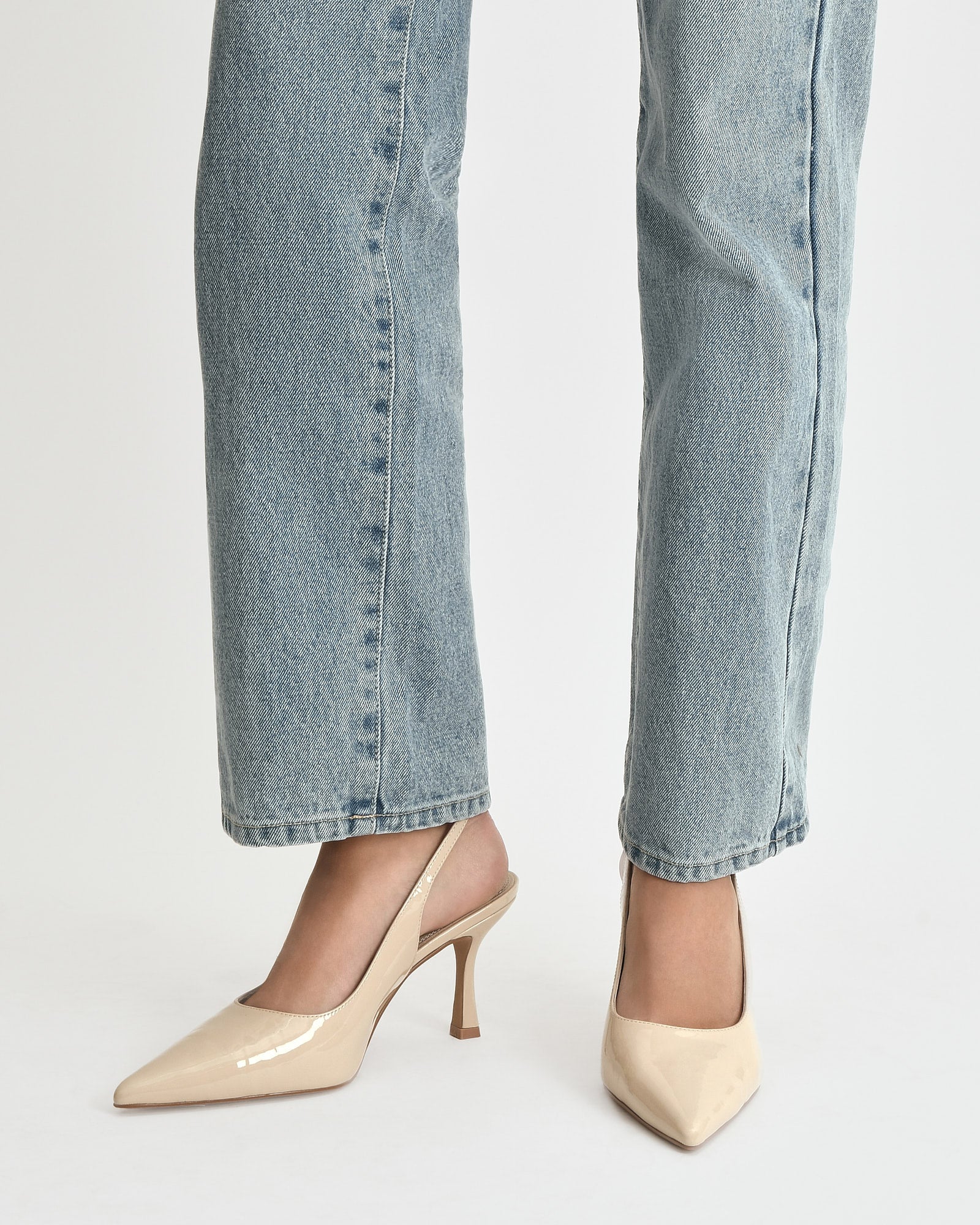 AVA HIGH HEELS SAND PATENT image