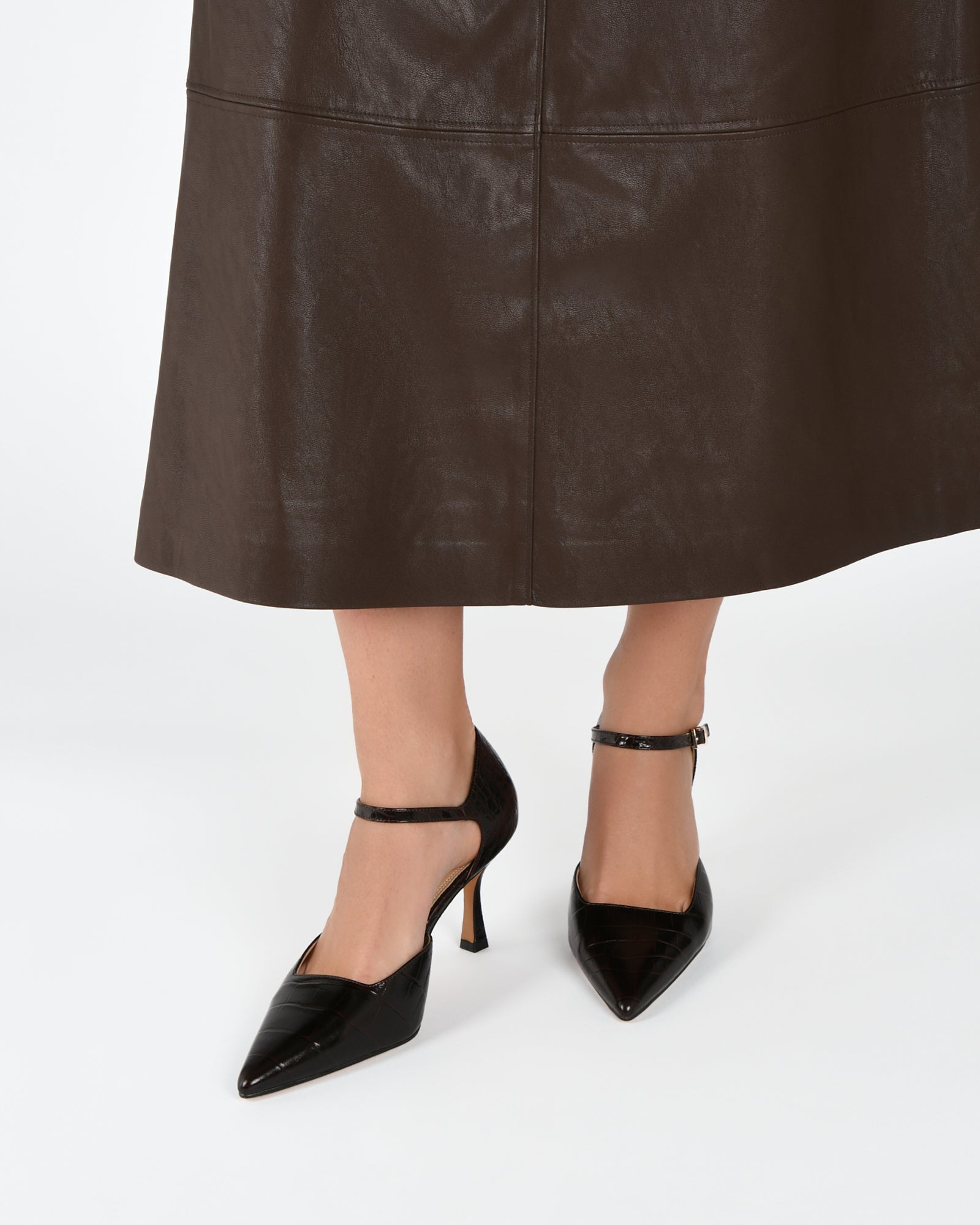 AXEL HIGH HEELS BLACK CROC image