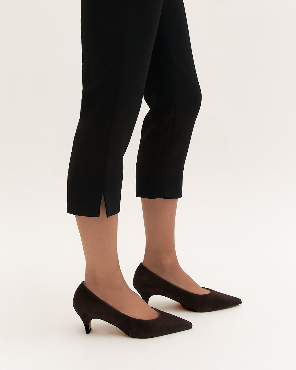 BLAIR LOW HEELS BITTER CHOC SUEDE image