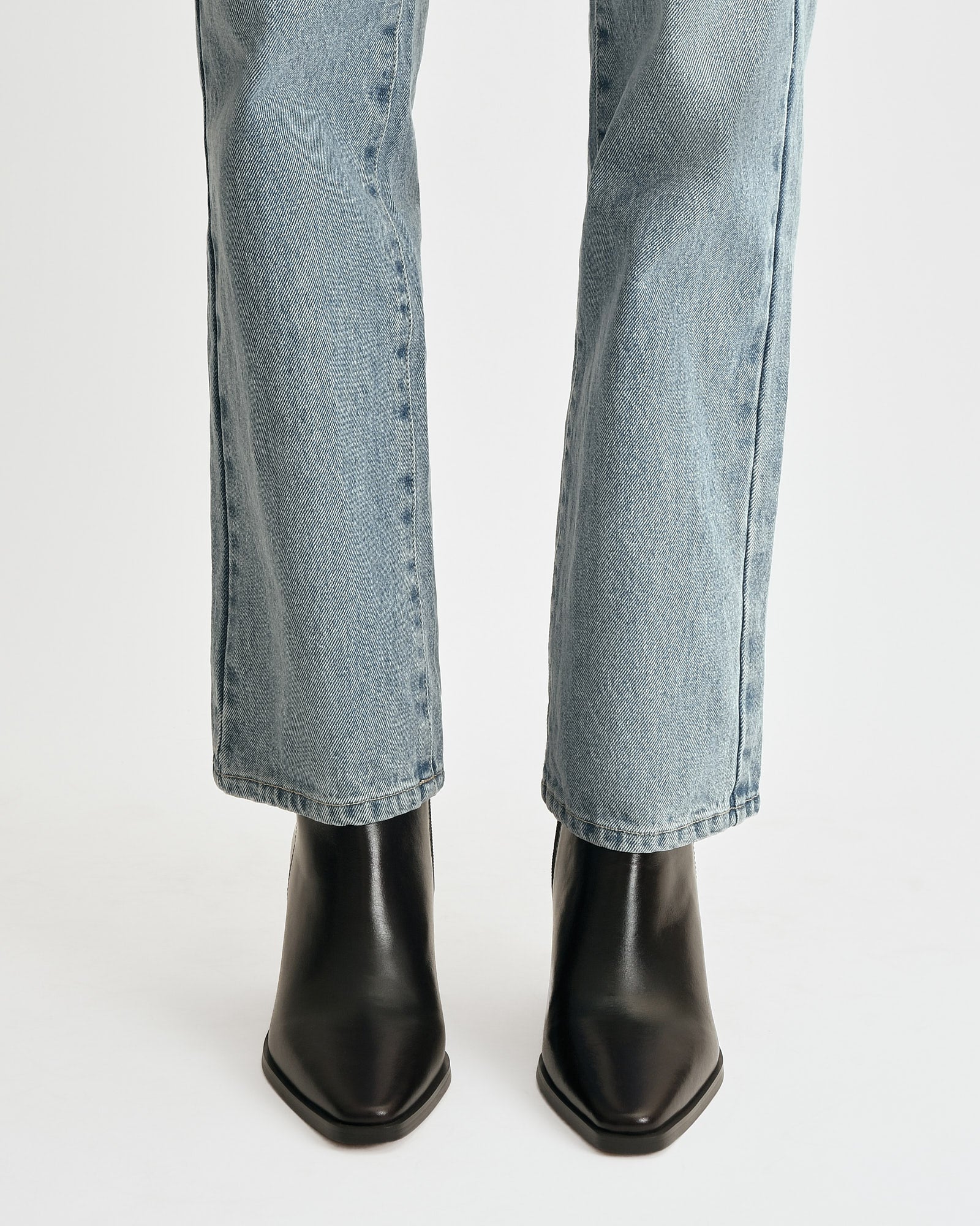CANNON HIGH ANKLE BOOTS BITTER CHOC LEATHER image