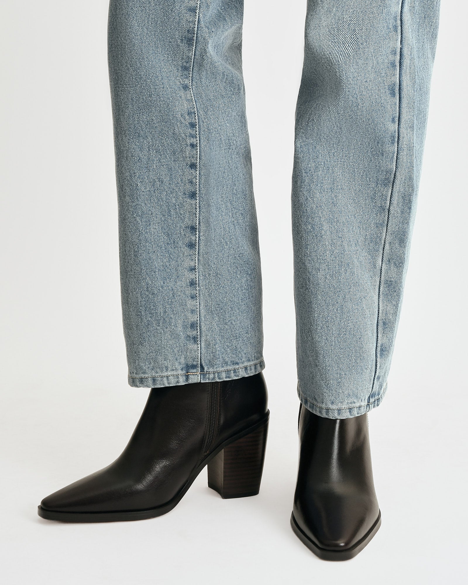 CANNON HIGH ANKLE BOOTS BITTER CHOC LEATHER image