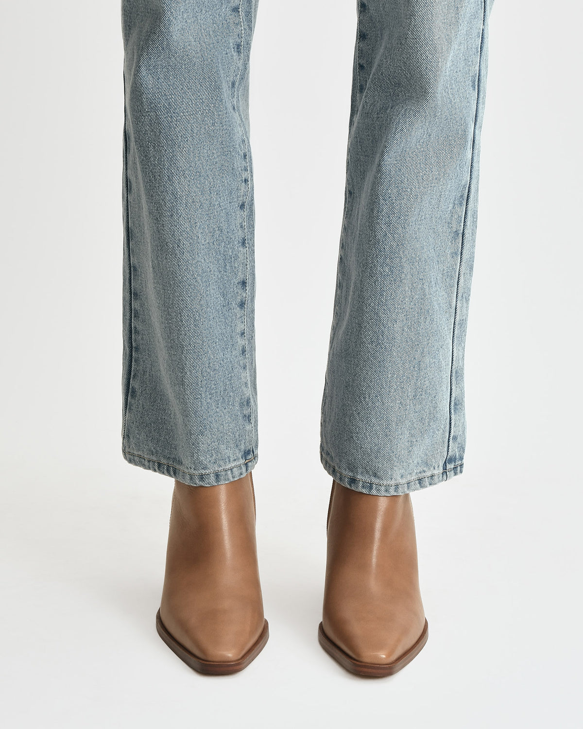 CANNON HIGH ANKLE BOOTS SEPIA LEATHER