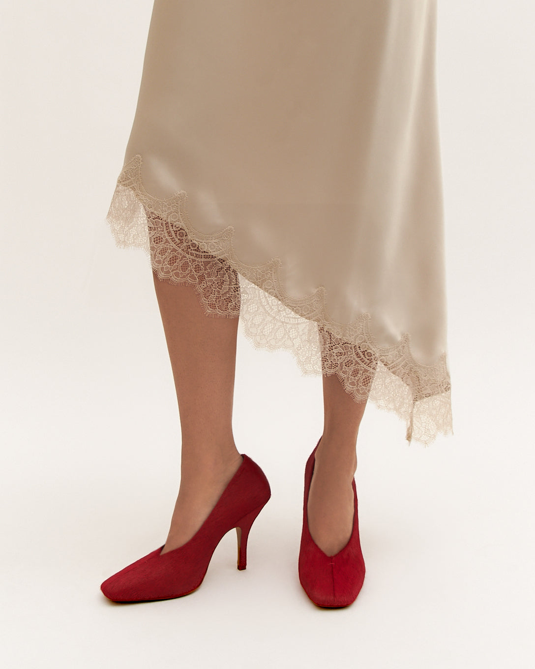 CAREY HIGH HEELS CHILLI LEATHER