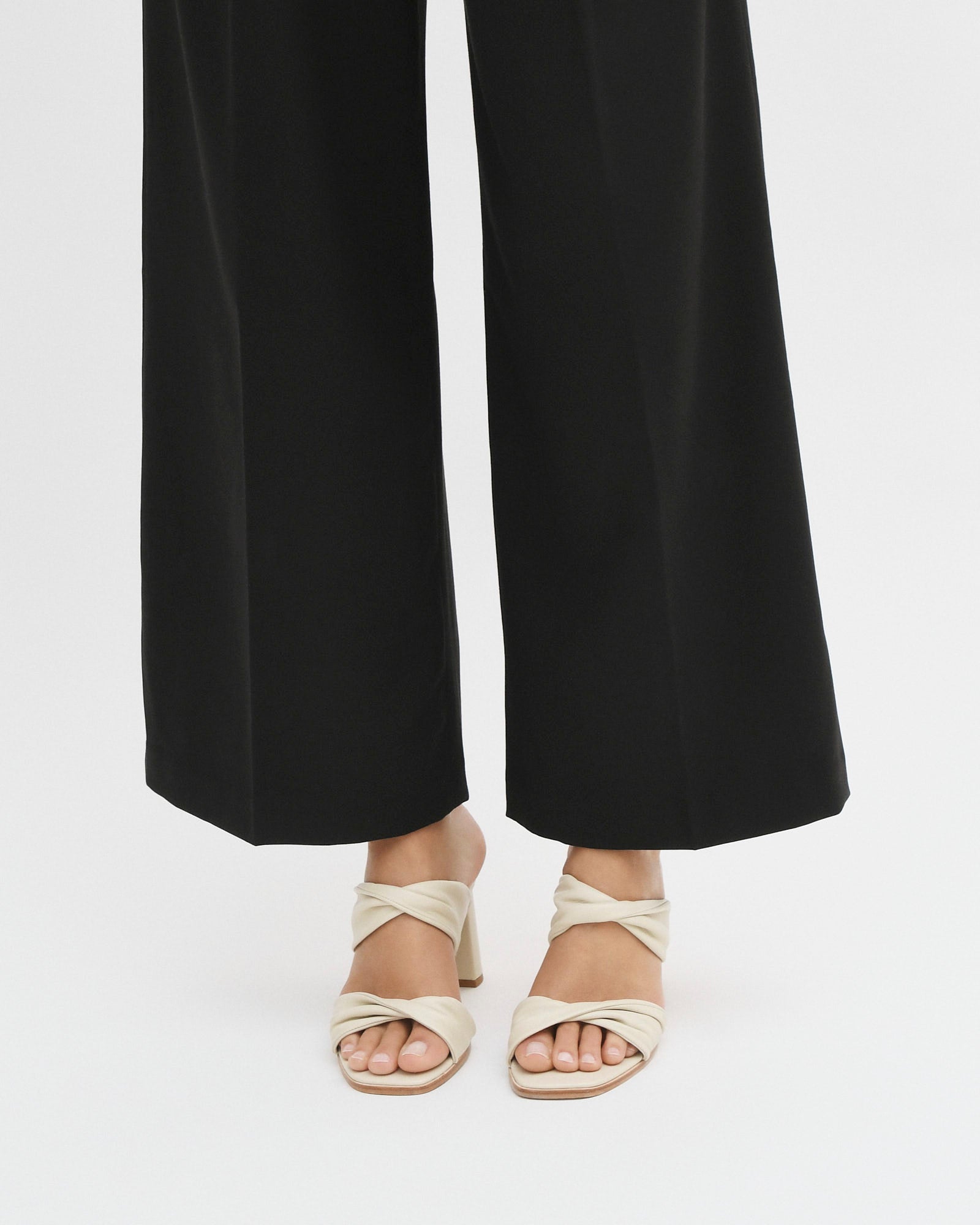 CAYLIE HIGH HEEL SANDALS BONE LEATHER image