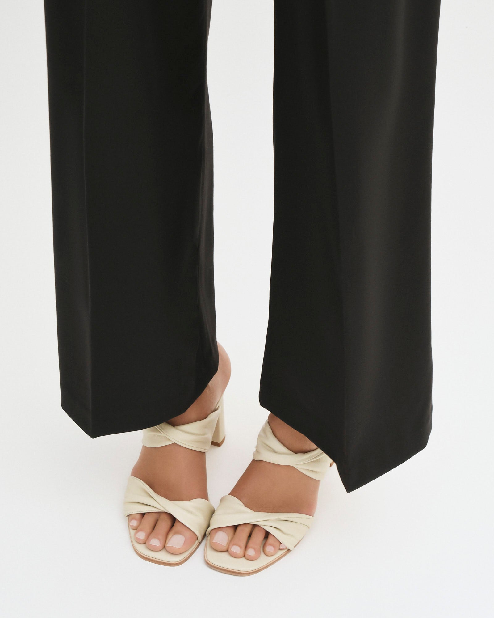 CAYLIE HIGH HEEL SANDALS BONE LEATHER image